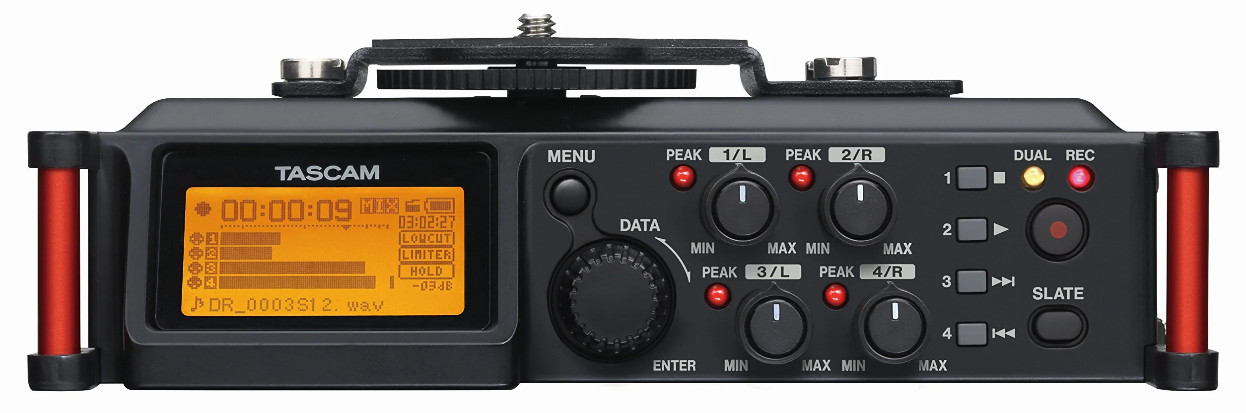 Tascam DR-70D – Registratore audio a 4 canali per fotocamere DSLR
