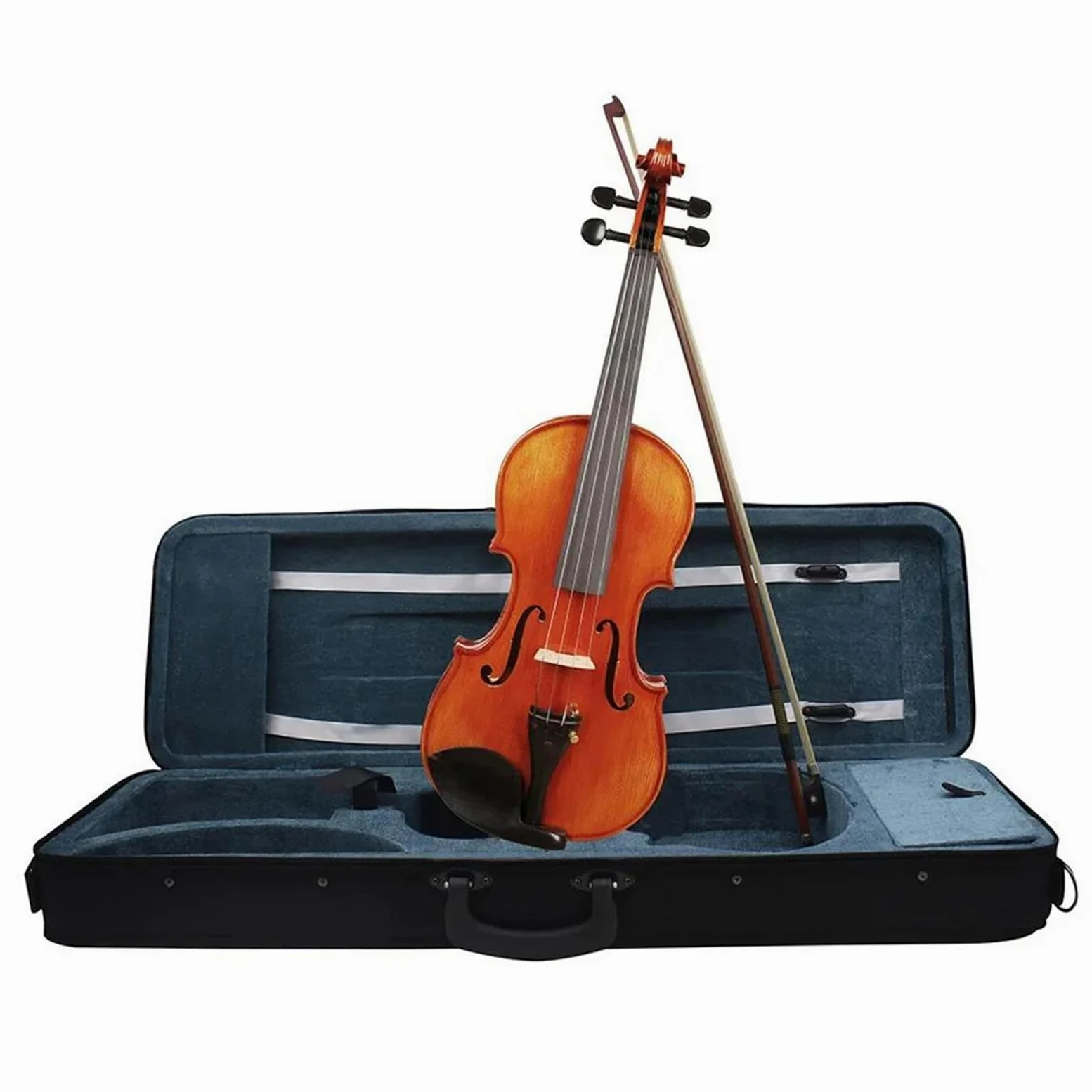 Kit Di Violino Professionale Violino Acustico In Legno Massello 4/4 Con Custodia Arco In Abete Violino Strumento Musicale Per Principianti