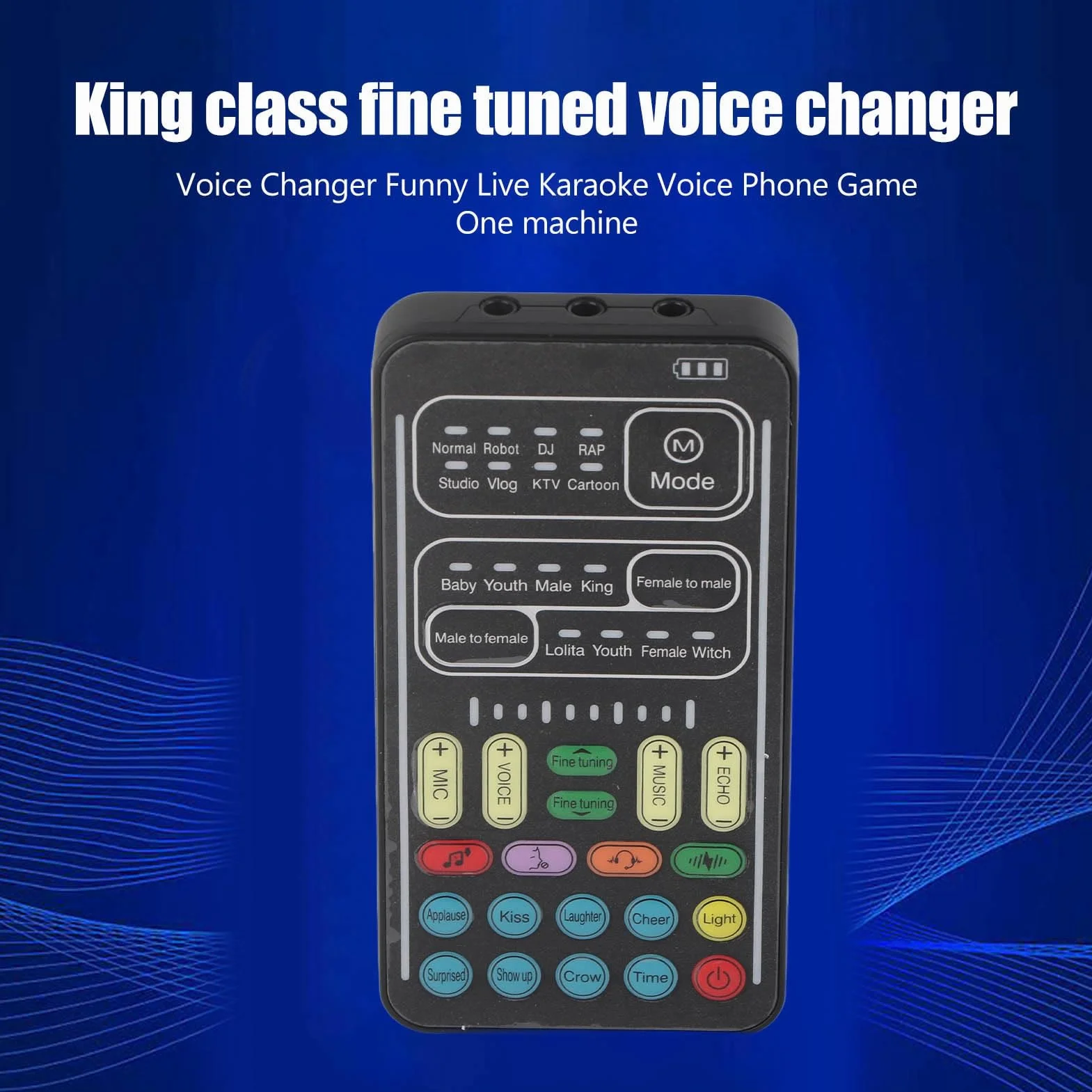 Annadue Cambia Voce, I9 Cambia Voce Set Portatile Registrazione Mini Scheda Mixer Live Streaming con Cuffie Microfono, per //Switch/PC(Nero)