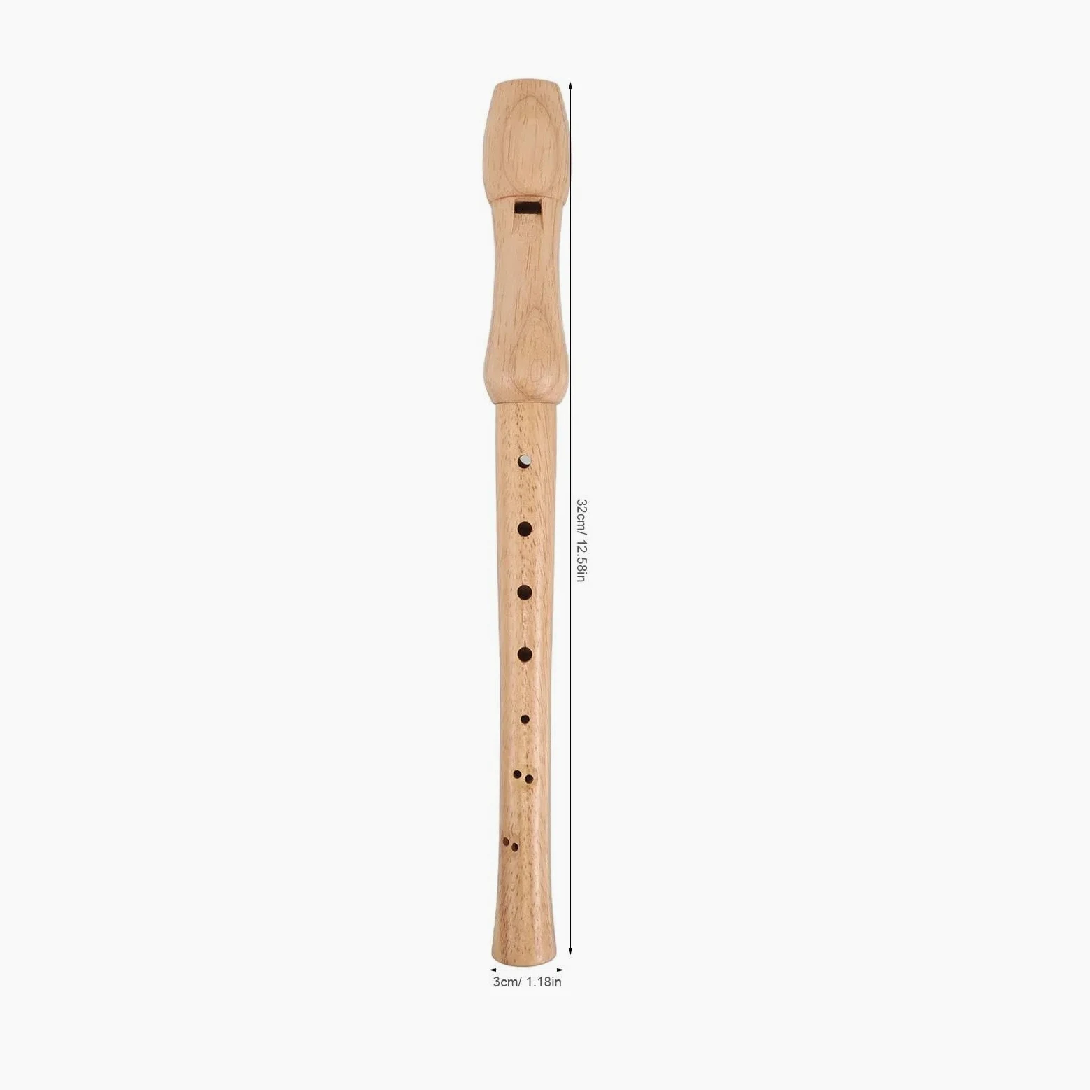Flauto Dolce Professionale Flauto Dolce Soprano In Legno A 8 Fori Strumento A Fiato Leggero E Portatile Per Principianti