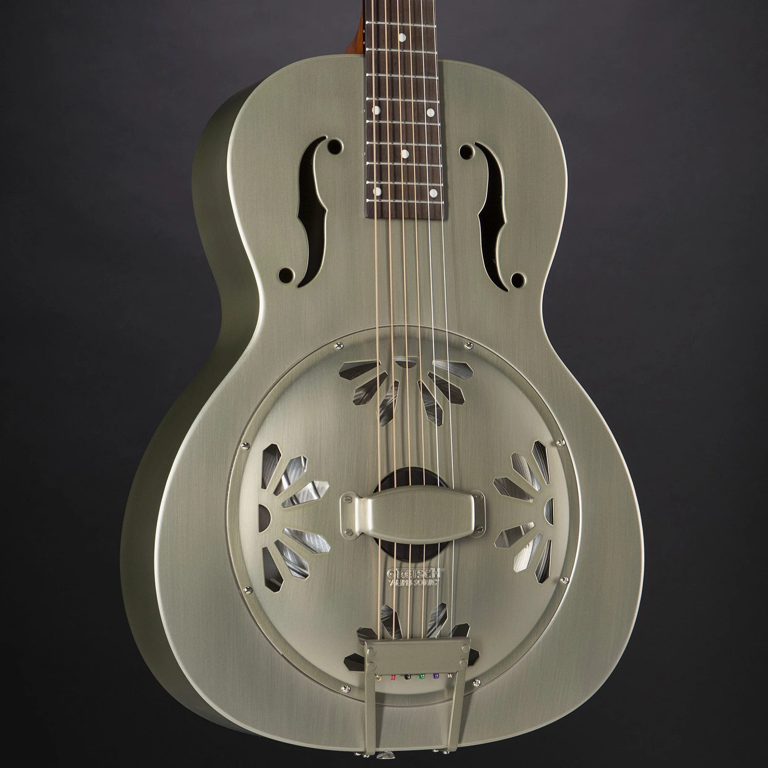 Gretsch G9201 Honey Dipper Round-Neck Biscuit Cone Resonator (Shed Roof) - Chitarra resofonica