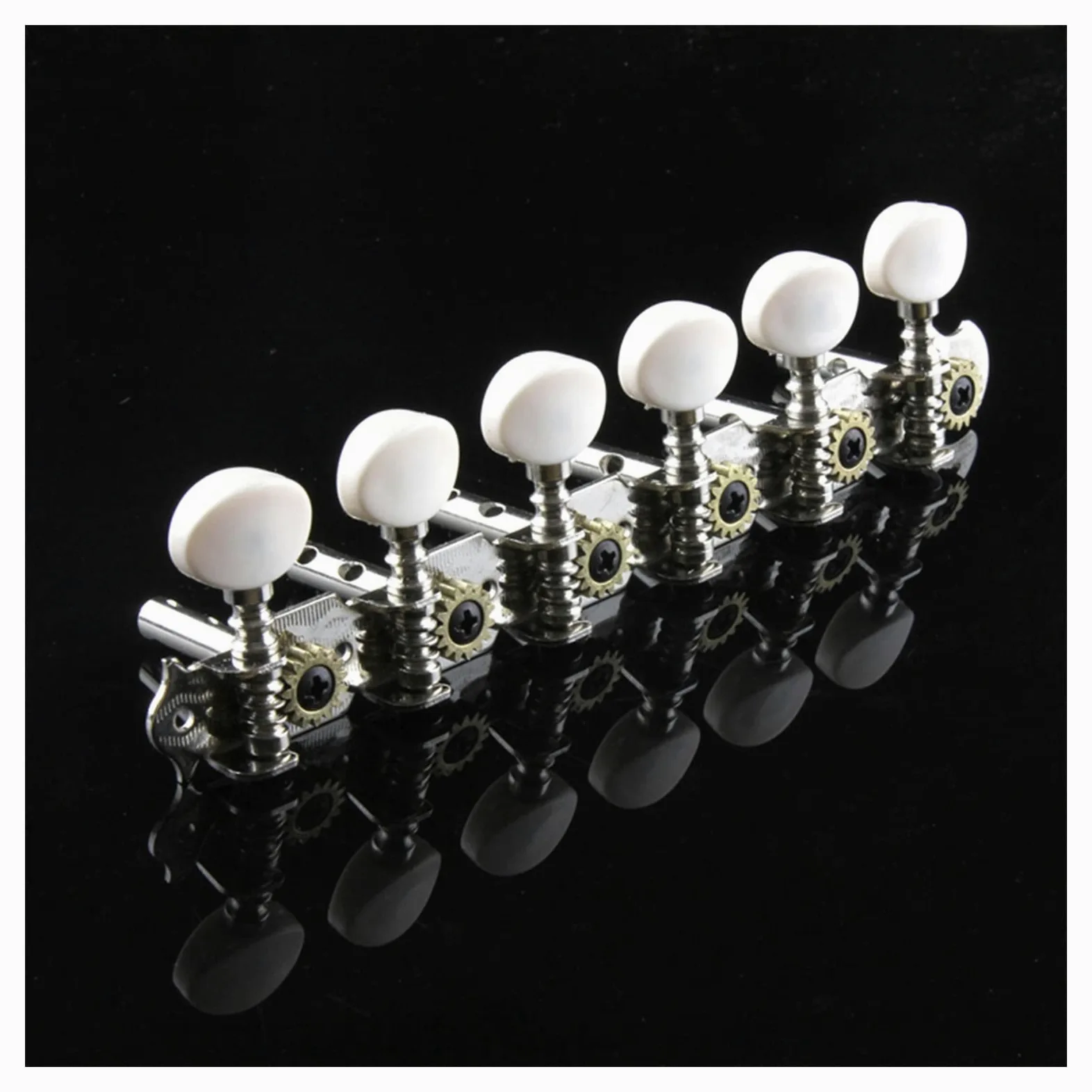 Accordatura Corde Chitarra Tuning String Tuning Chiavi di Chitarra Aperta 6R Knobs per Chitarra per Chitarra A 12 Corde per Chitarre Classiche/acustiche