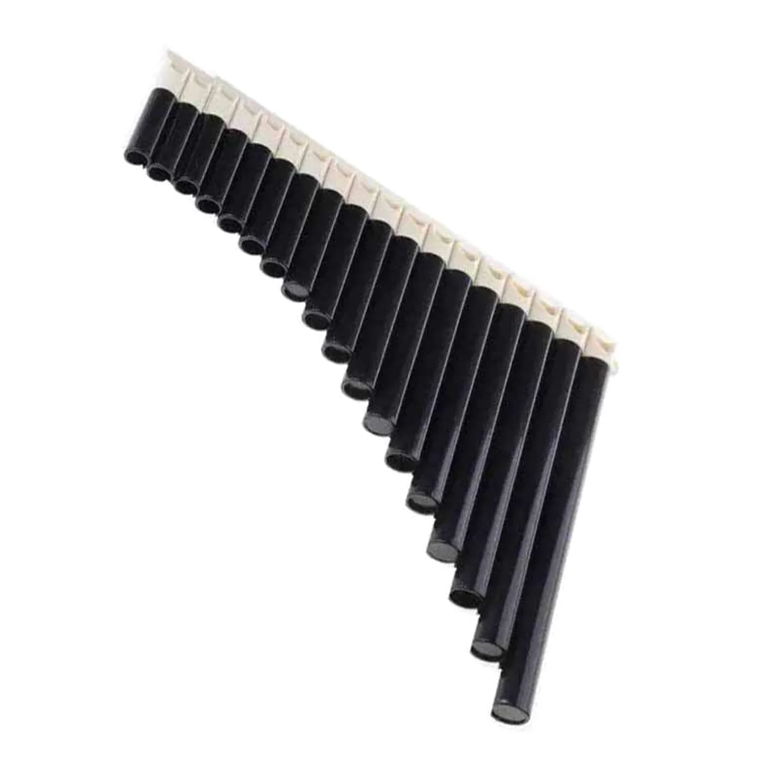 Flauti Pan Adulti Flauto Di Pan A 18 Canne In Do Maggiore. Facile Da Imparare E Adatto Agli Amanti Della Musica(Black)