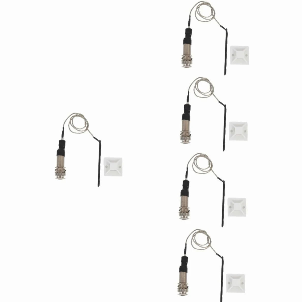 TOYANDONA 5pezzi Pickup Acustico Piezoelettrico Per Chitarra Strumento Musicale Multifunzionale Senza Batteria Design Facile Da Usare Accessorio Per Chitarra Folk e Ukulele Cattura Suono e
