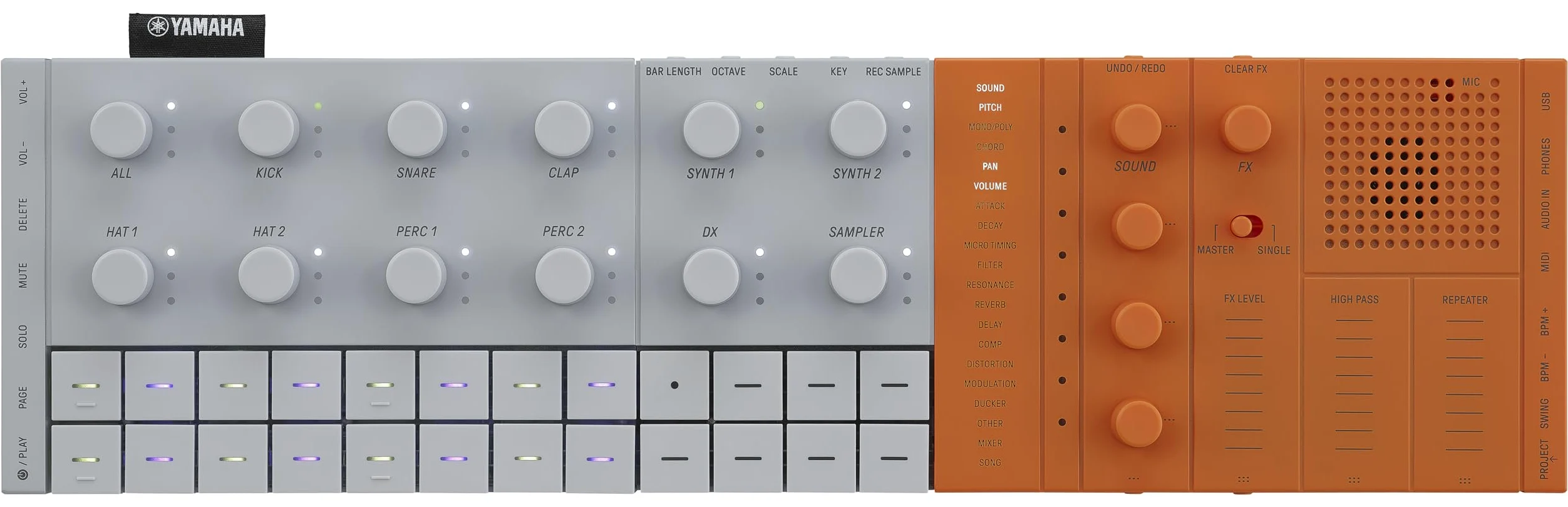 Yamaha SEQTRAK Mobile Music Ideastation, Arancione