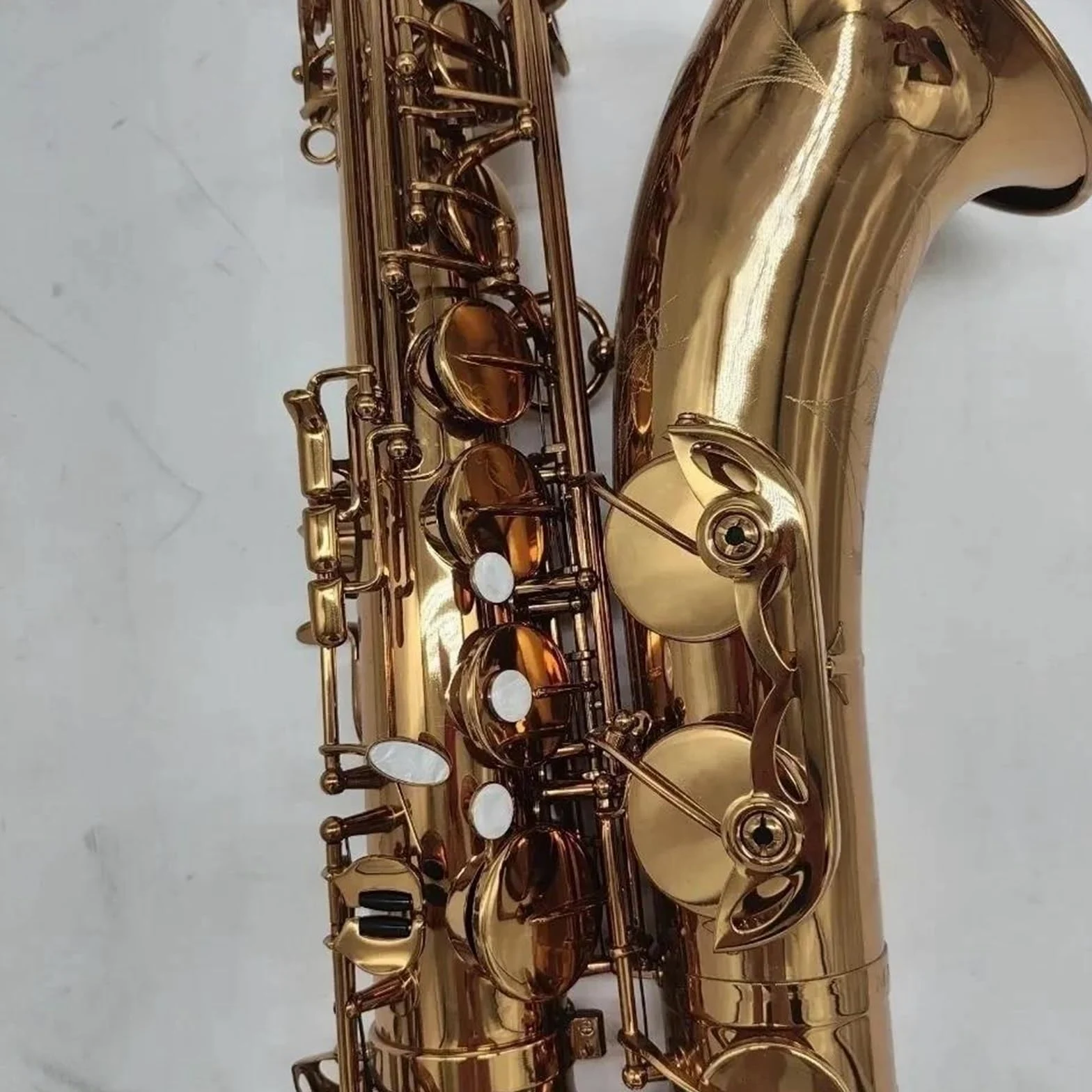 Classico Sassofono Tenore Professionale Bb Strumento Jazz SAX Di Qualità Professionale(Black)