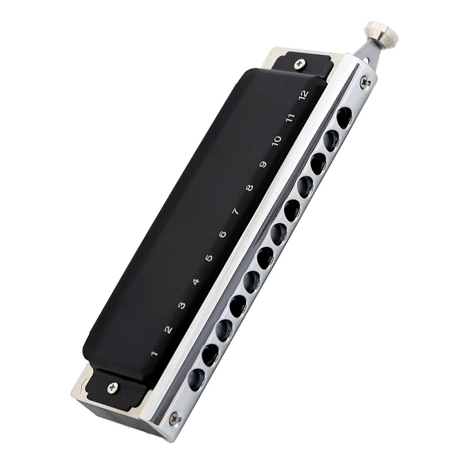 Armonica Arpa Cromatica 12 Fori 48 Toni Organetto A Bocca Strumenti Musicali Professionali Chiave C Copertura In Acciaio Inossidabile armonica a bocca professionale