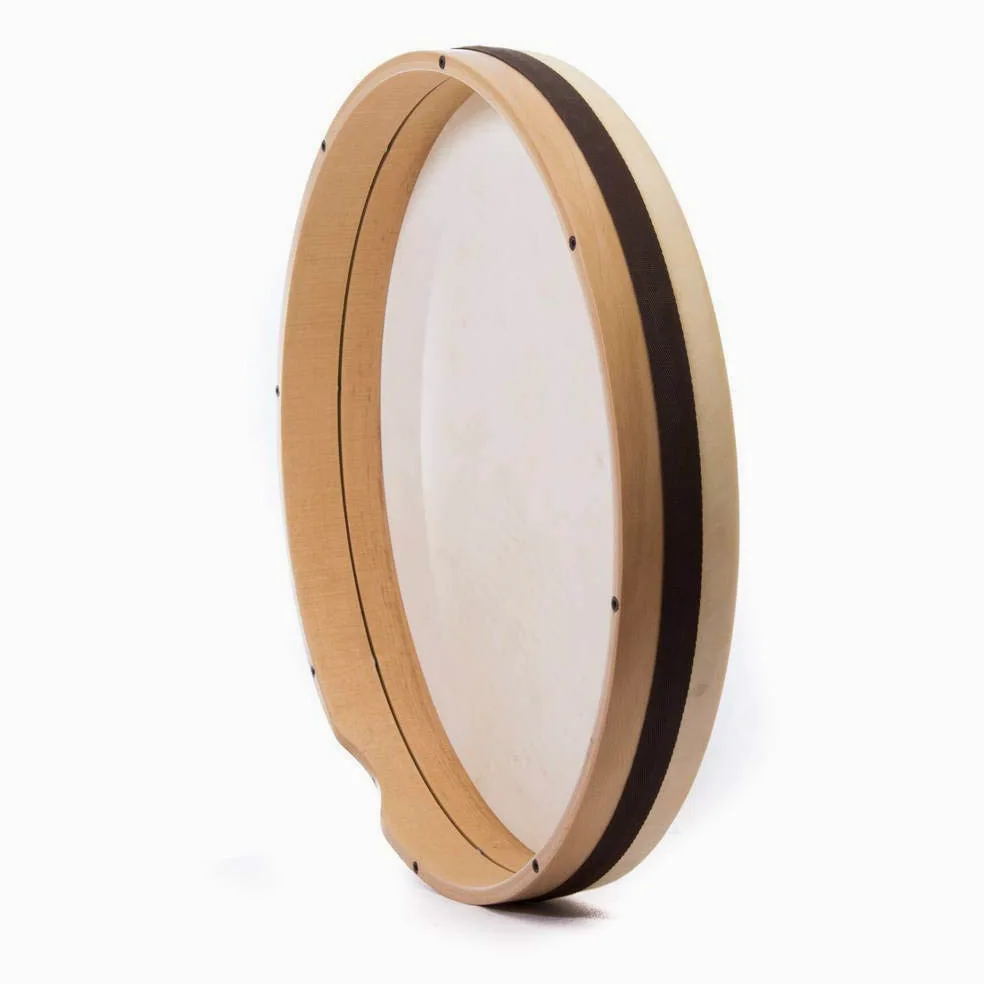 Tamburo a cornice 45 cm / 18 pollici Bendir Daf Natural Got Skin Accordatura interna accurata