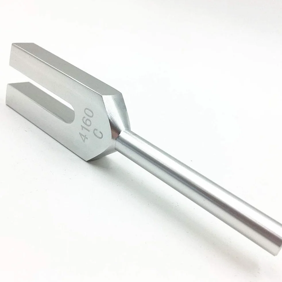Set di 3 diapason ad alta frequenza per accordatura 4096 Hz, suono meraviglioso, per guarigione, strumento musicale, argento