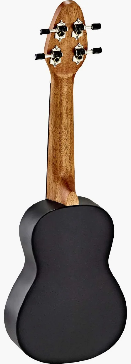 Ortega Guitars Ukulele Soprano Acustico – Keiki K2 Series – Accessori Inclusi – Agathis / ABS, El Muerto (K2-EM)