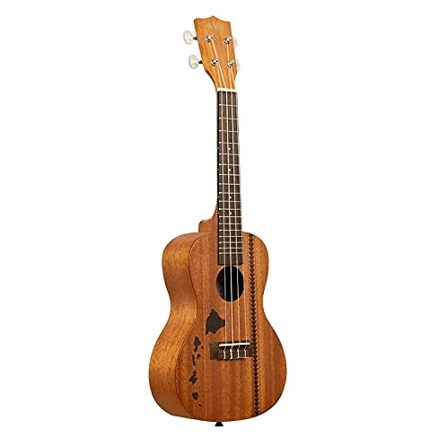 Kala - KA-15C-H2 - Ukulele Soprano Bambini Adulti e Principianti, Ukulele Scuola Media in Mogano per Musicisti Esperti e Nuovi con Custodia Inclusa, Strumenti Musicali Bambini a Corda, Satinato