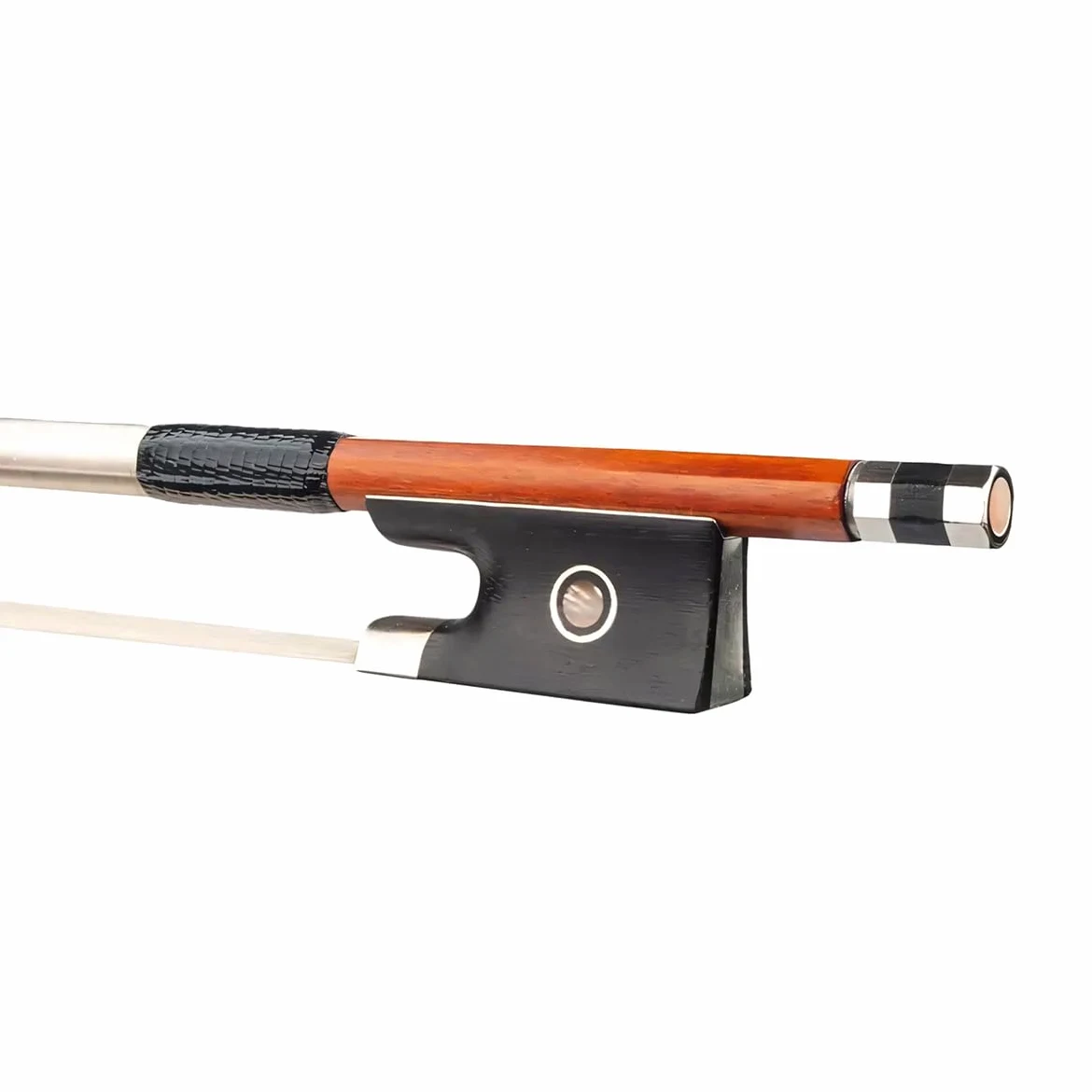 Professional 4/4 archetto in pernambuco Nasetto in ebano violino Arbor crine di cavallo bianco 4/4 Brazilwood