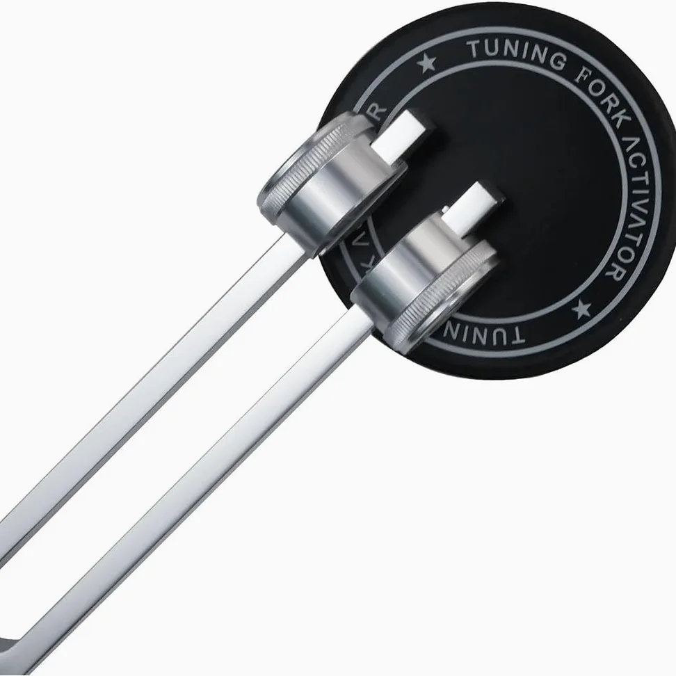 Diapason,Diapason 528 Hz Guarigione,Kit Diapason 432 Hz,Set di 4 diapason (128HZ, 136.1HZ, 256HZ, 384 Hz) ideale per la terapia, per la terapia dei chakra, la terapia del suono, l'antistress