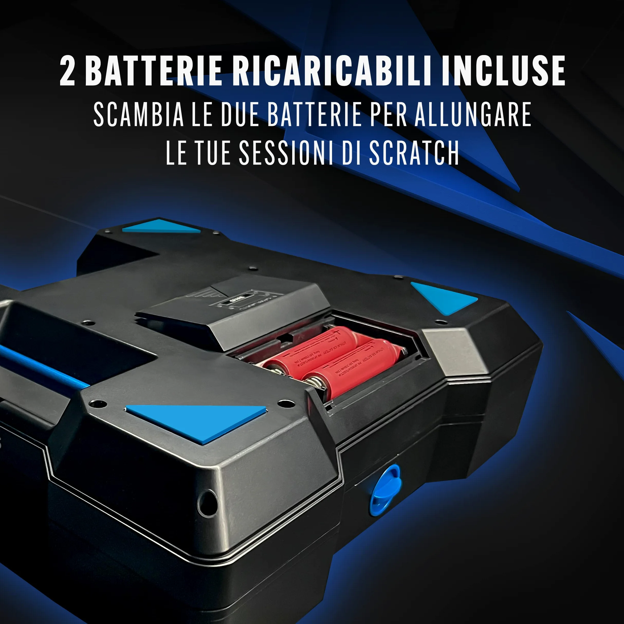 Stanton STX - Giradischi scratch per DJ con Innofader Nano crossfader, Bluetooth, cursore Pitch, registrazione USB, cassa, 2 batterie ricaricabili
