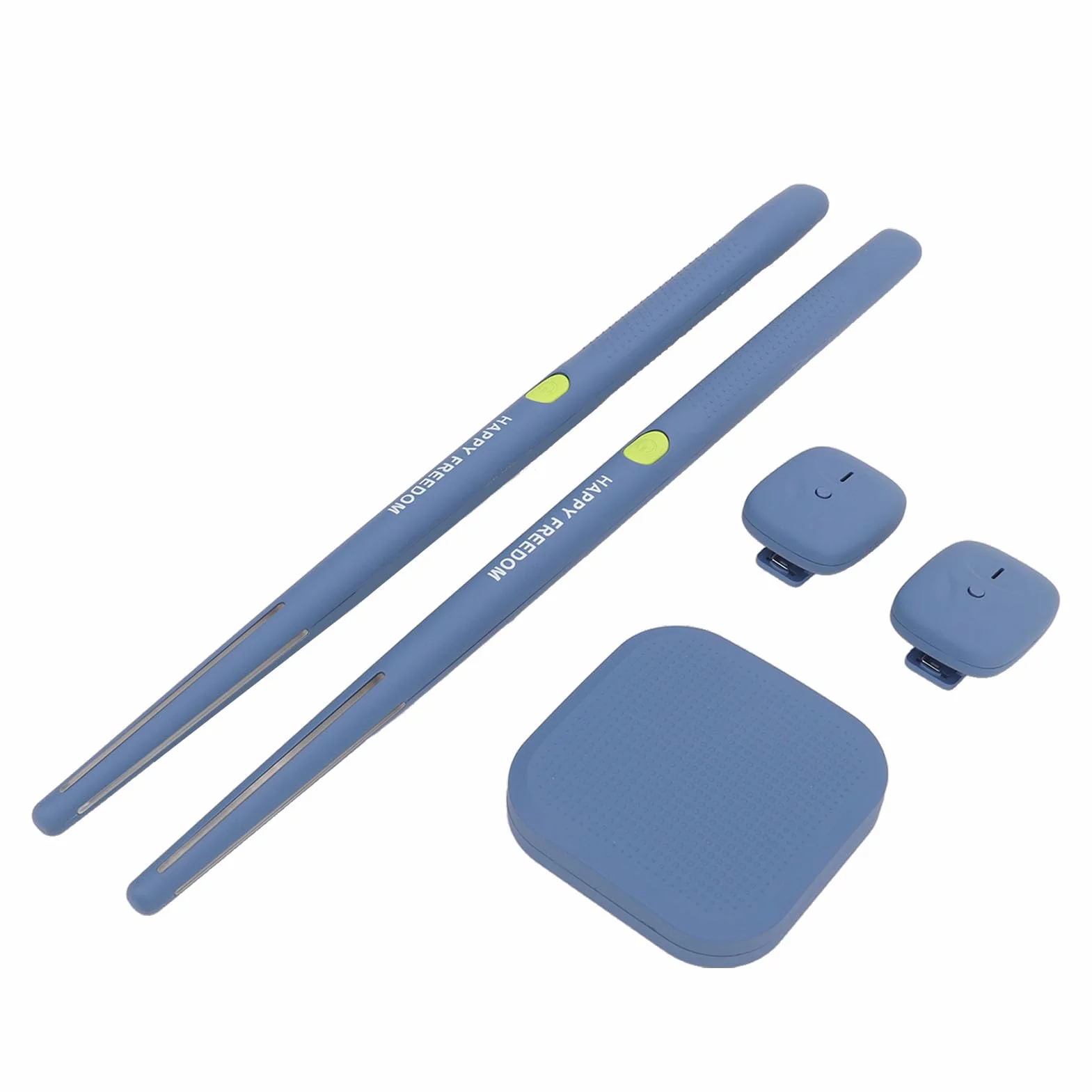VGEBY Kit di Batteria Virtuale Set di Batteria per Realtà Virtuale Set di Batteria Elettronica Portatile per Principianti Bambini Adulti (Blue)