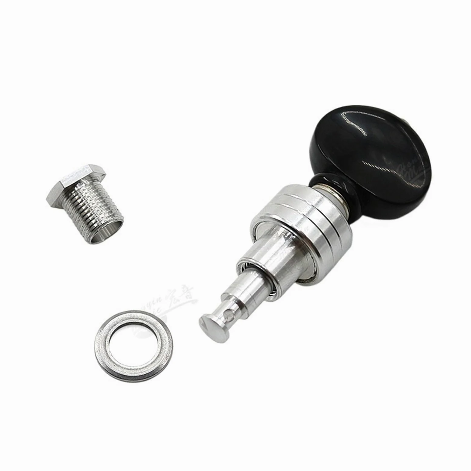 Ukulele nero e argento verticale quasi-pulsante pulsante a corda accessori strumento avvolgitore