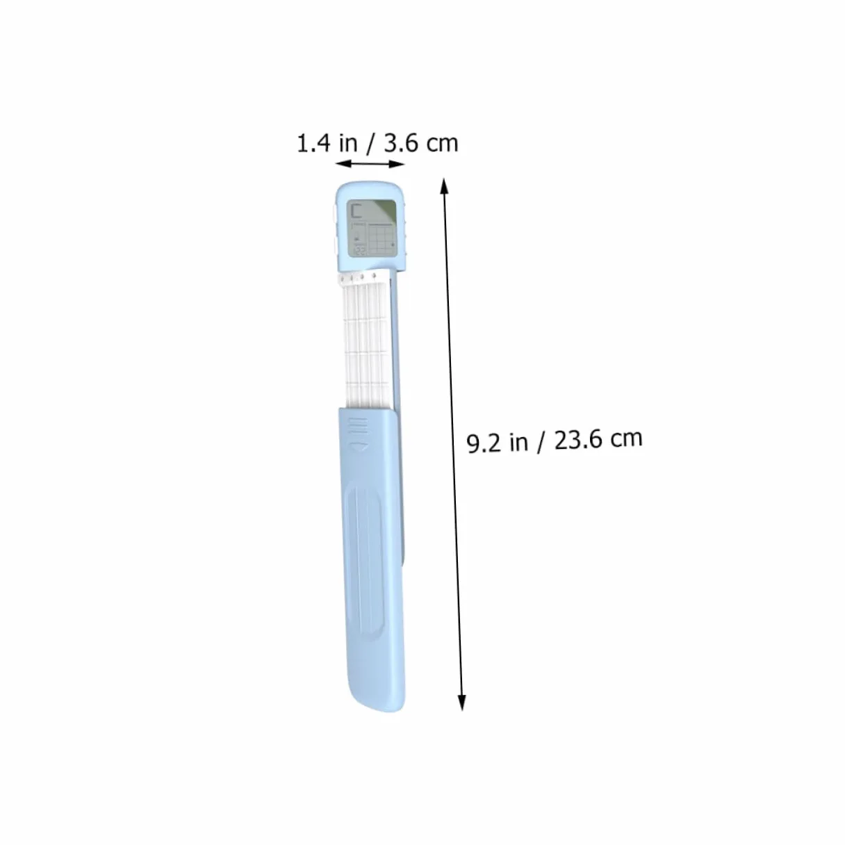 Esercitatore per Accordi Ukulele Portatile Blu in Abs per Principianti | Aiuto Didattico per Corda, 1 Pezzo, Formato Tascabile, Riferimento Pratico per Esercizi Quotidiani