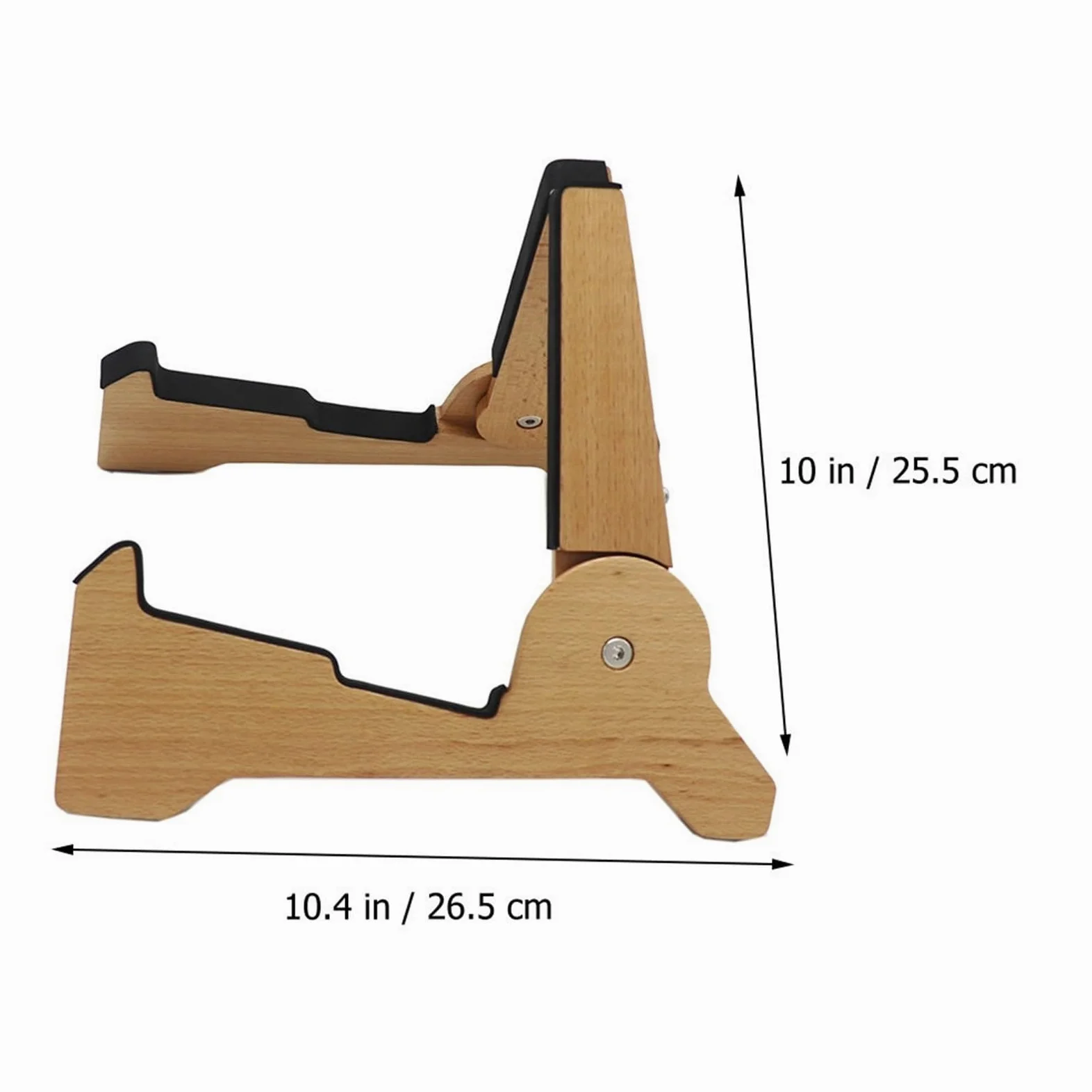 Supporto per chitarra in legno Porta chitarra portatile pieghevole in legno leggero