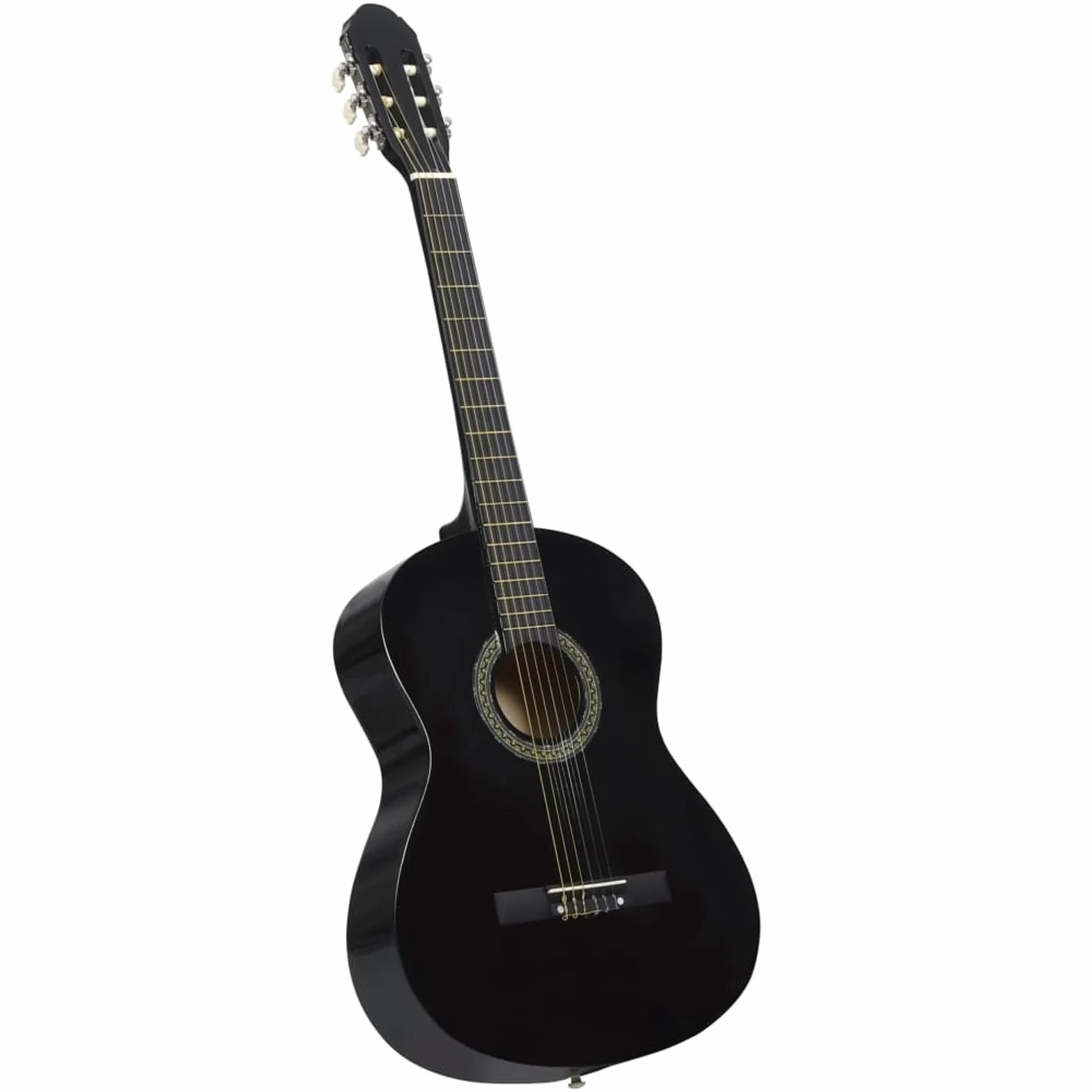 Set Chitarra Classica per Principianti 12 pz Nera 4/4 39",Arte e Svago,Hobby e Arti Creative,Strumenti Musicali,Strumenti a Corda,Chitarre-70111