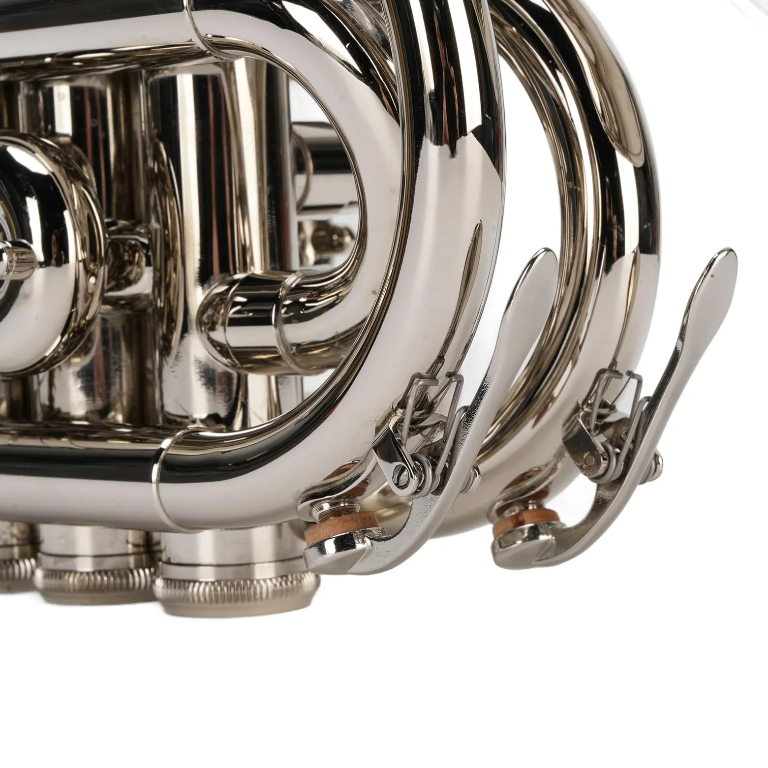 Eujgoov Mini Bb Tromba Set N durabilità in Ottone Placcata Squisita Artigianato Valvola a Doppio Drenaggio Portatile qualità del Suono Eccezionale per i Principianti di Apprendimento