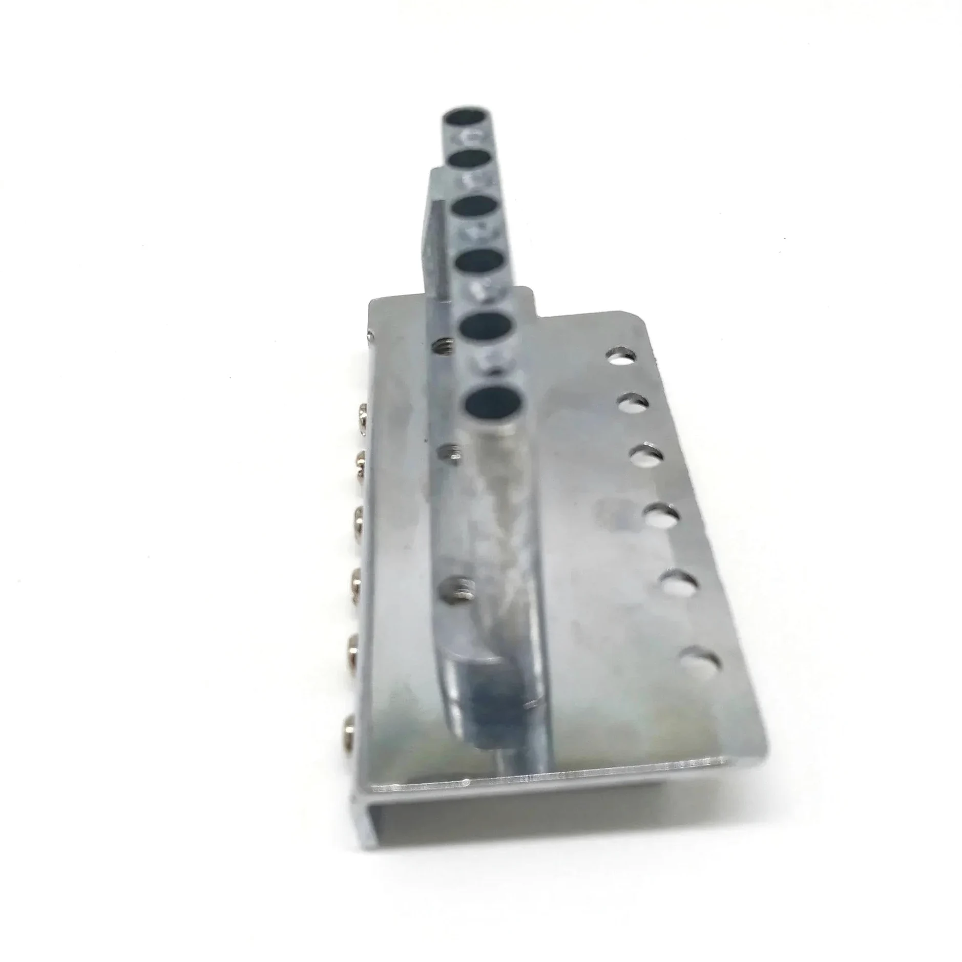 Set Ponti Per Chitarra Ponte tremolo a sella piatta a 6 corde per chitarra elettrica FD ST Ricambi e accessori Oro Argento Nero(Silver)
