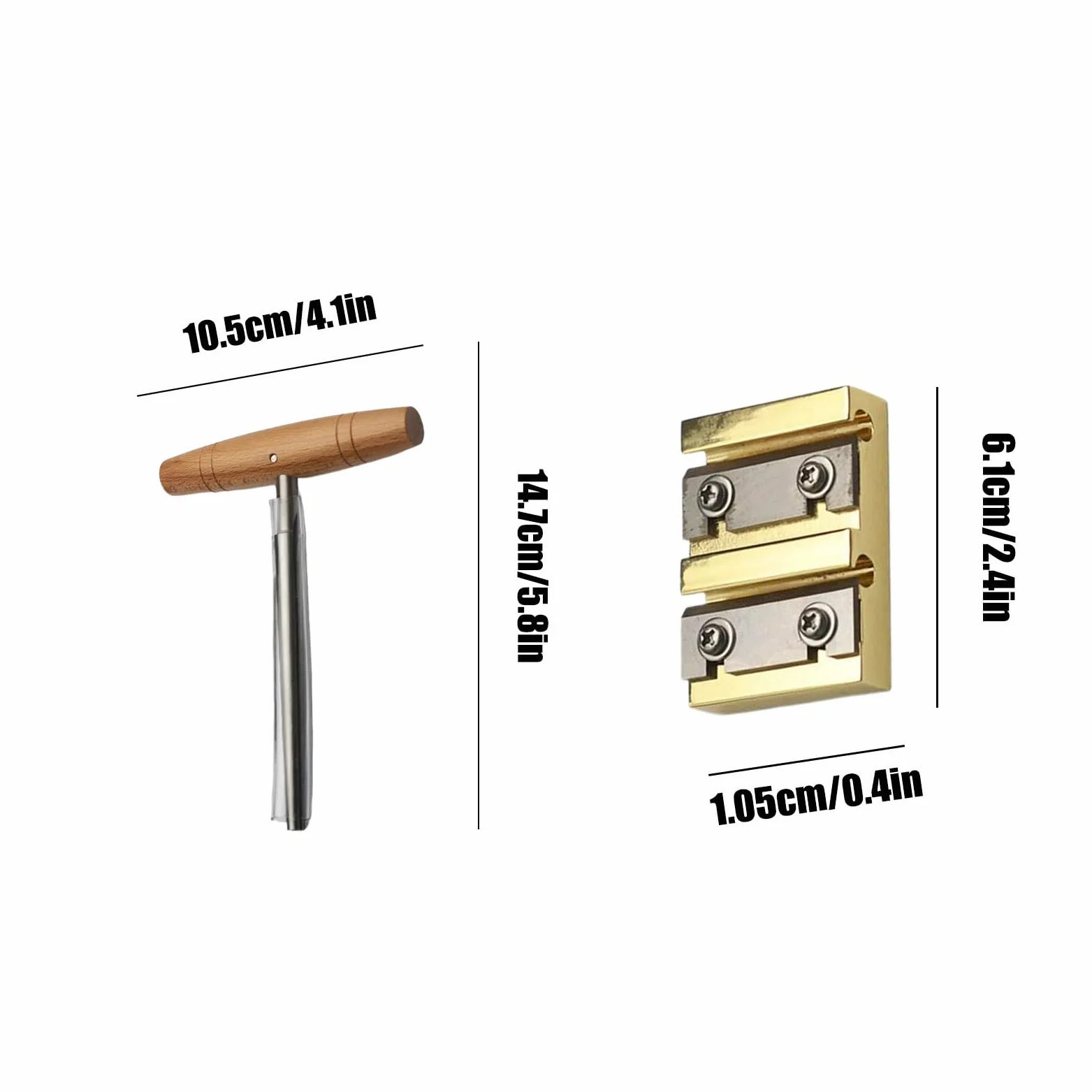 Alesatore Manuale Utensile Liuteria Violino Manico Legno | Conicità 1 26 Standard Riparazione Strumenti Musicali Per Liutaio Basso Viola Chitarra