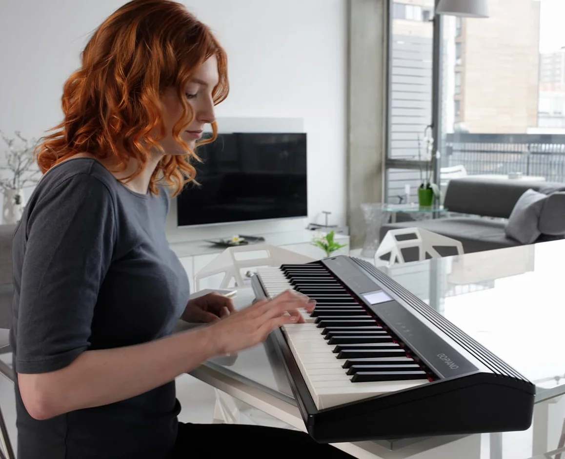 Roland Go:Piano GO-61P Piano Digitale, Connessione Wireless allo Smartphone, Nero