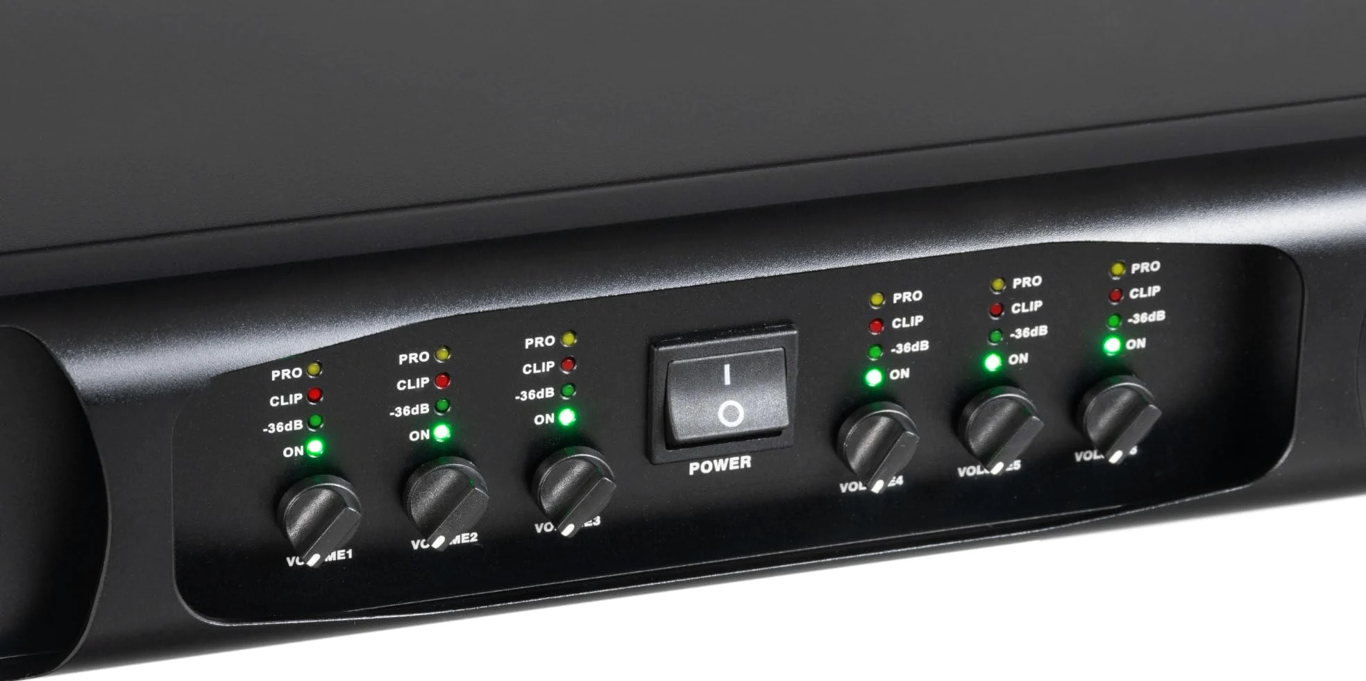Pronomic MC6-400 Finale - Potenza in uscita (4 Ohm): 6x 600 Watt - Modalità Stereo, Parallel o Bridged - Frequenza crossover regolabile - Tipo di circuito: Class D