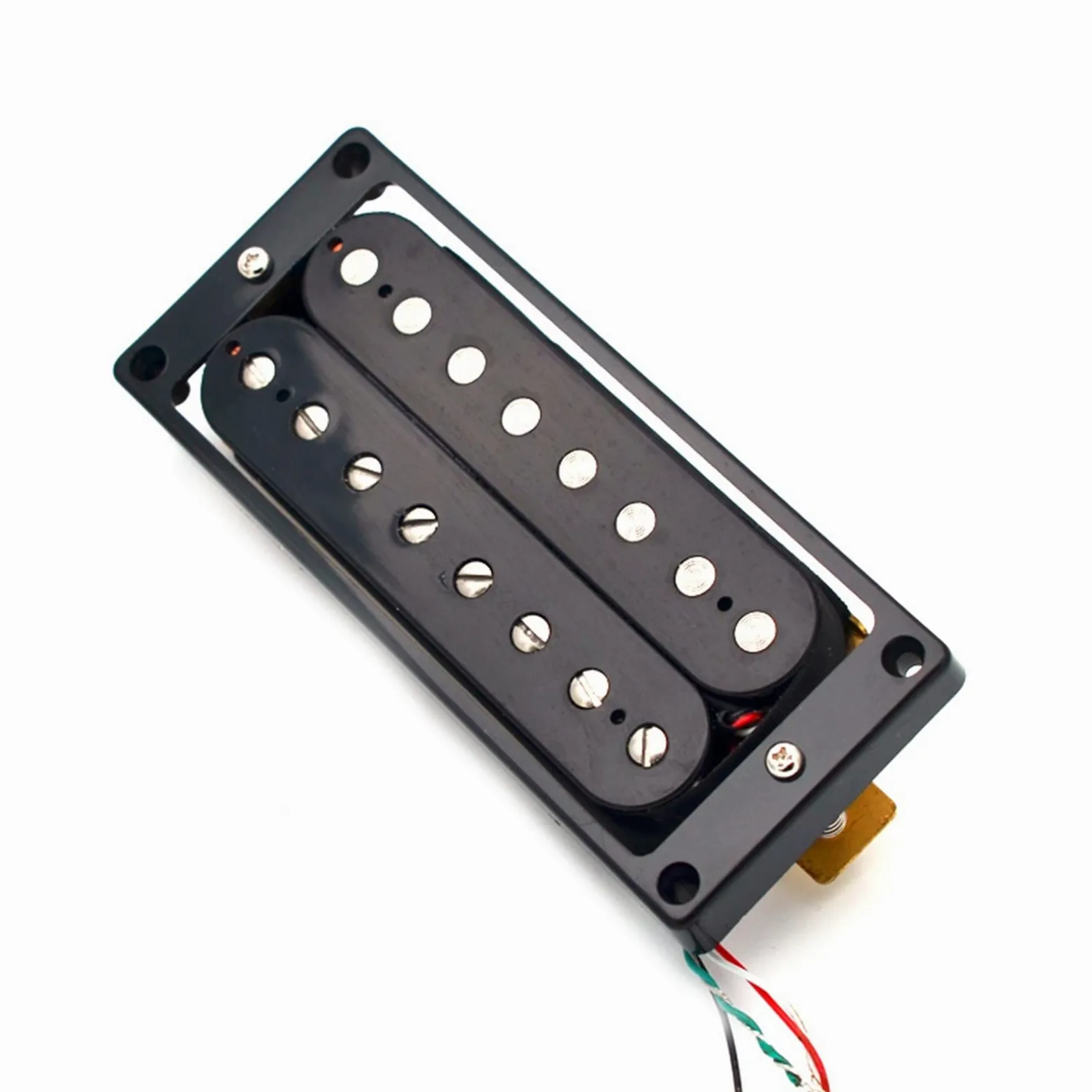 Doppia Bobina 8 Corda Per Chitarra Elettrica Pickup Pickup Nero Per Gibson Pickup chitarra elettrica (Color : Neck and Bridge)