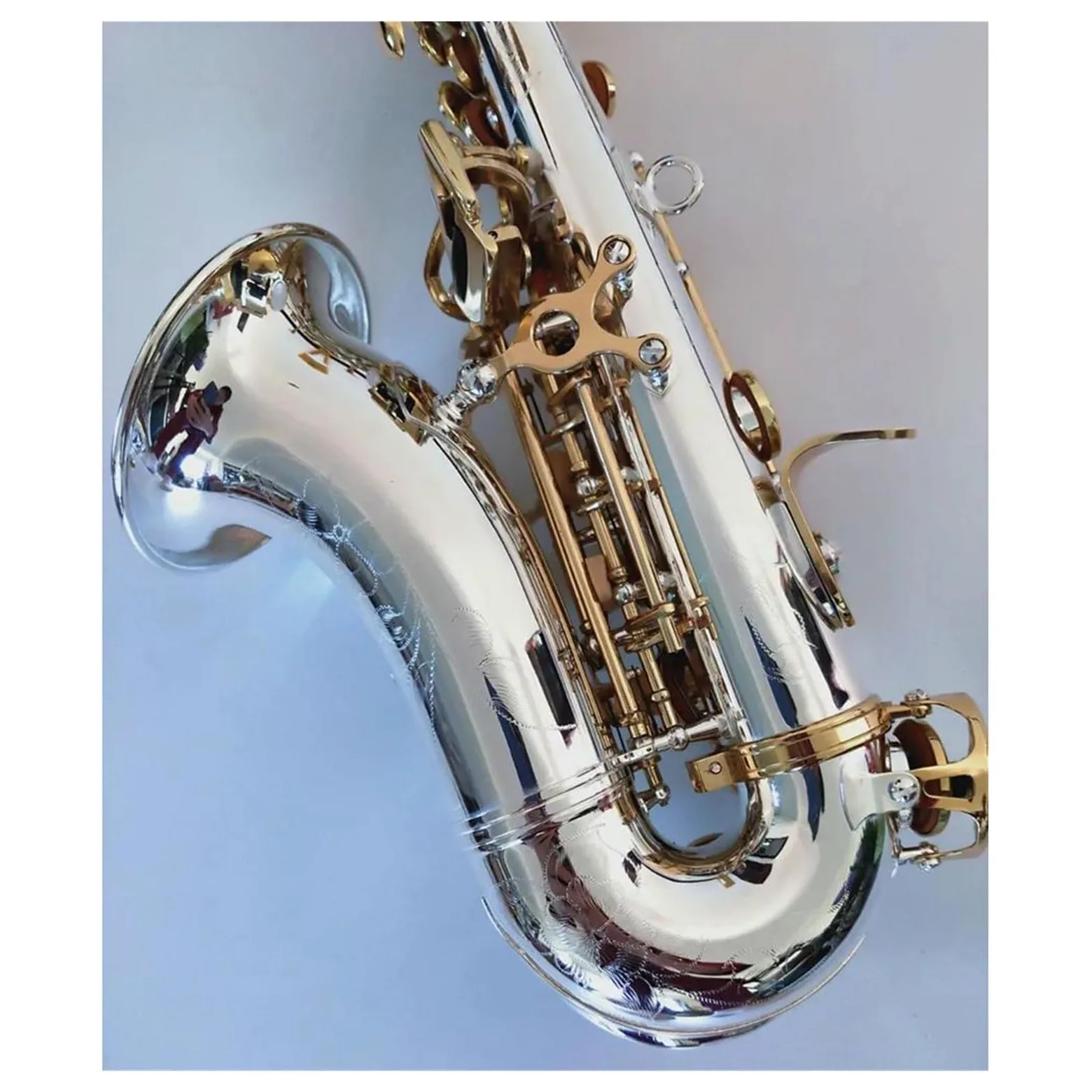Professionale Sassofono Bocchino Per Sax In Ottone Per Sassofono Soprano Curvo, Prestazioni Professionali