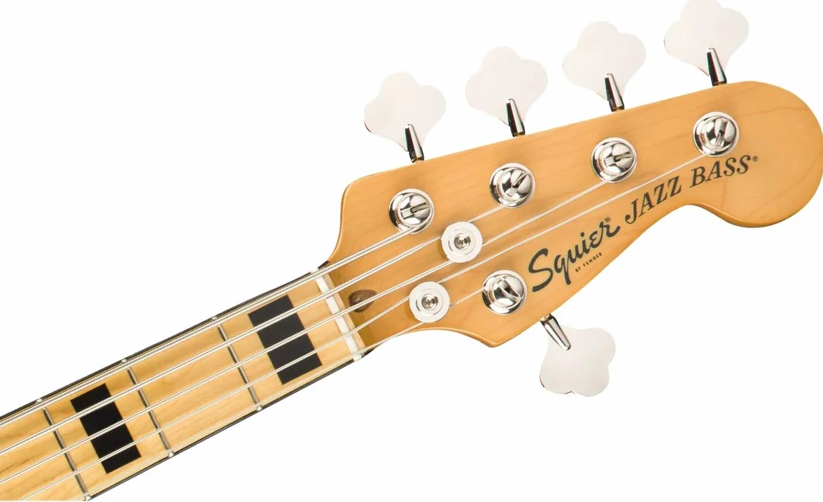 Squier by Fender Classic Vibe '70s Jazz Bass V, Bass Guitar, Maple Fingerboard, Black