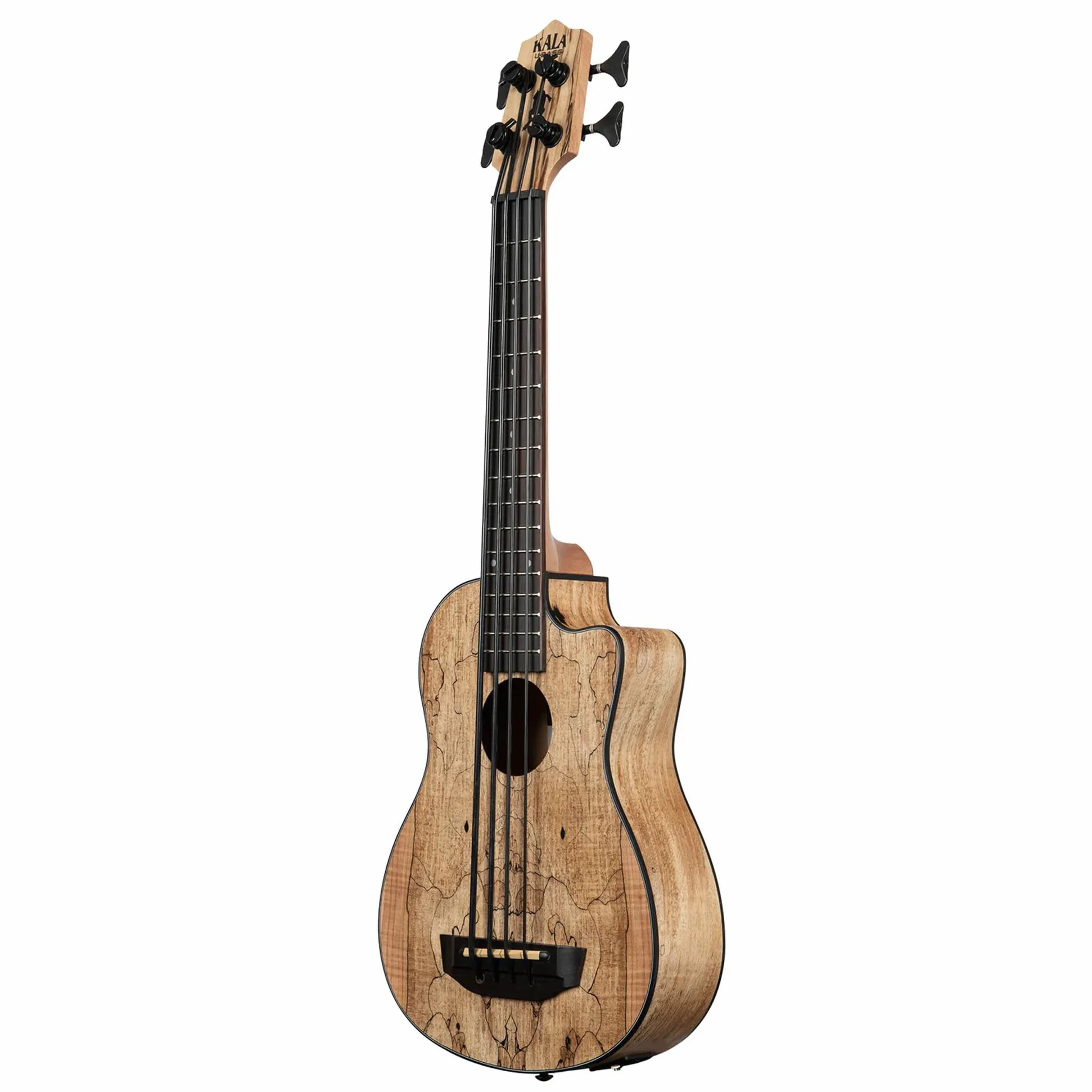 Kala UBASS-SP-MAPL-FS Ukulele Basso Elettrificato Amplificato Spalted Maple