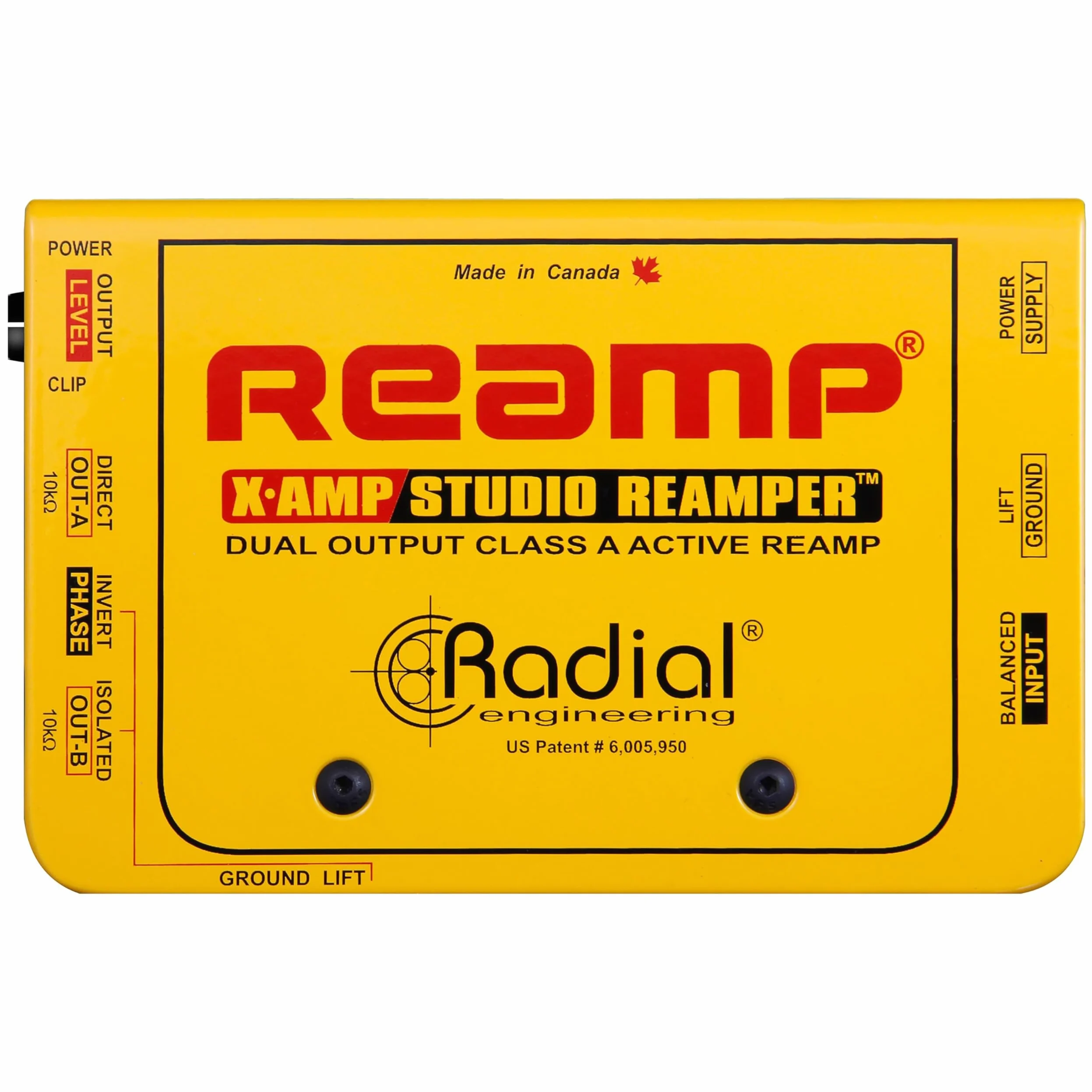 Radial X-Amp Active Re-Amper - Scatola di ri-amplificazione