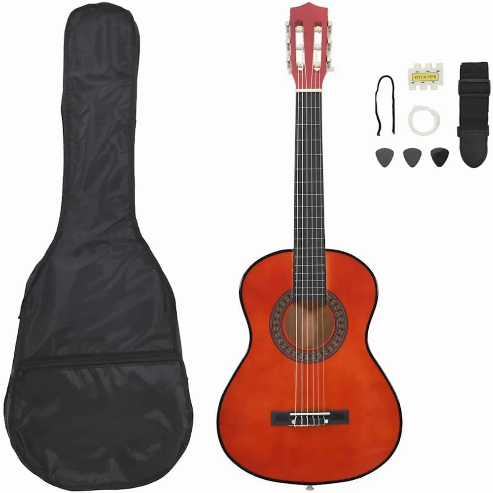 Generico Set Chitarra Classica per Principianti 8 pz 1/2 34",Arte e Svago,Hobby e Arti Creative,Strumenti Musicali,Strumenti a Corda,Chitarre-70129