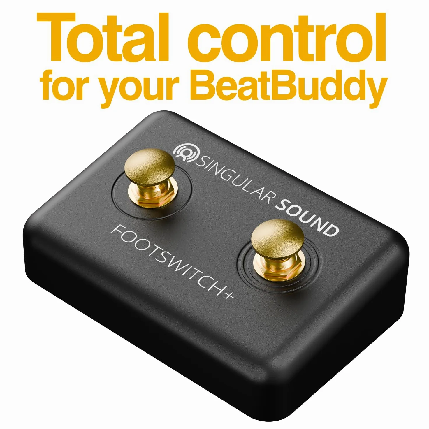 Singular Sound Dual Momentary Footswitch Plus per l'uso con BeatBuddy, Effetti Pedali, e Strumenti Elettronici (nero)