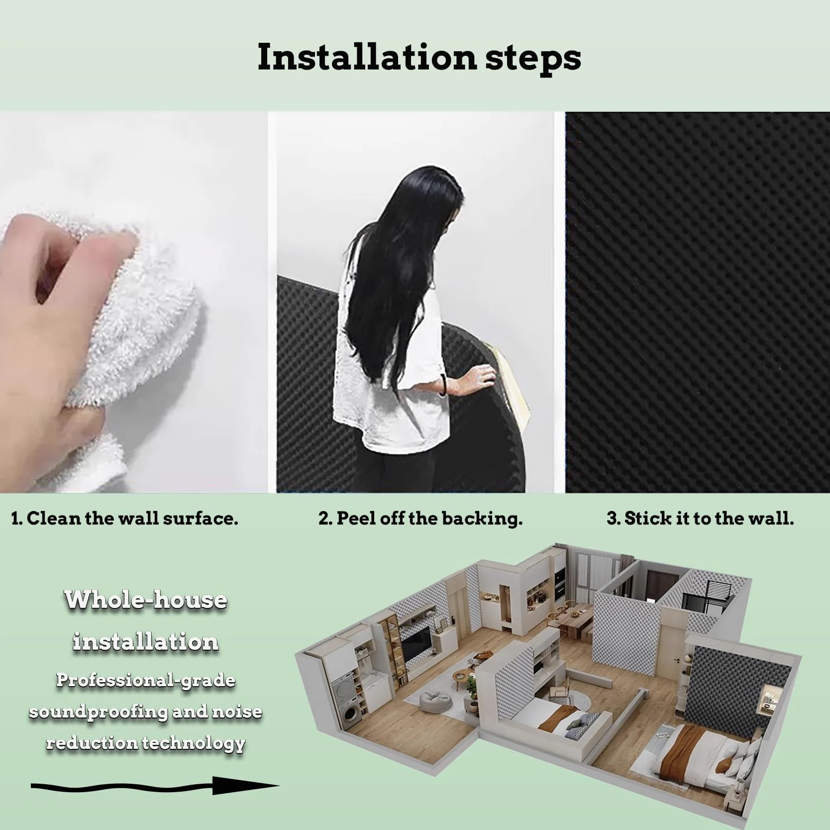 Pannelli in Schiuma Acustica autoadesivi, Materiale fonoassorbente Spesso 20mm per pareti, Perfetti per l'isolamento di studi di Registrazione, KTV e Home Theater(Size:1 * 10m,Color:White)