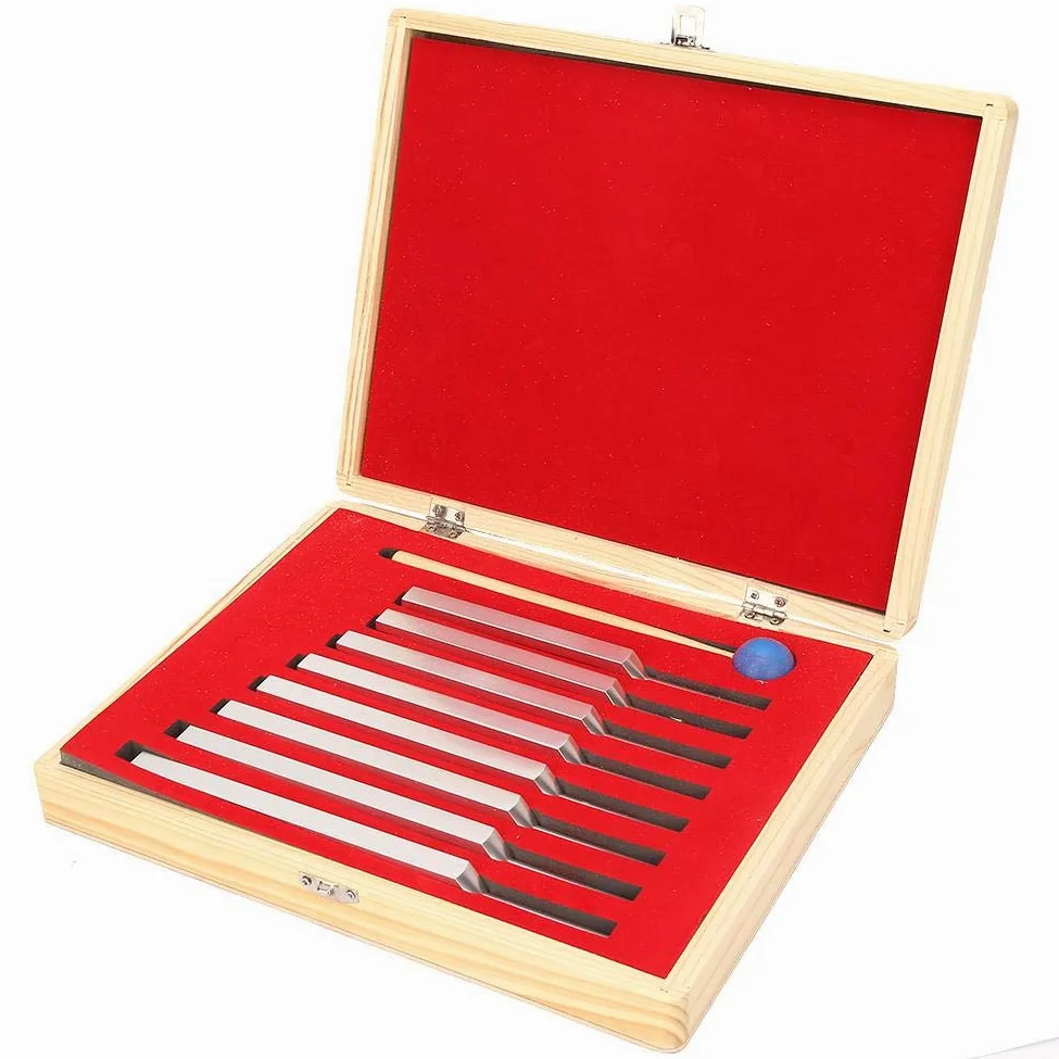 Diapason Curativo, 256Hz / 288Hz / 320Hz / 341.3Hz / 384Hz / 4266Hz / 480Hz Lega di Alluminio Diapason Medico Set di Diapason 8Pezzi Set Diapason neurologico per guarigione