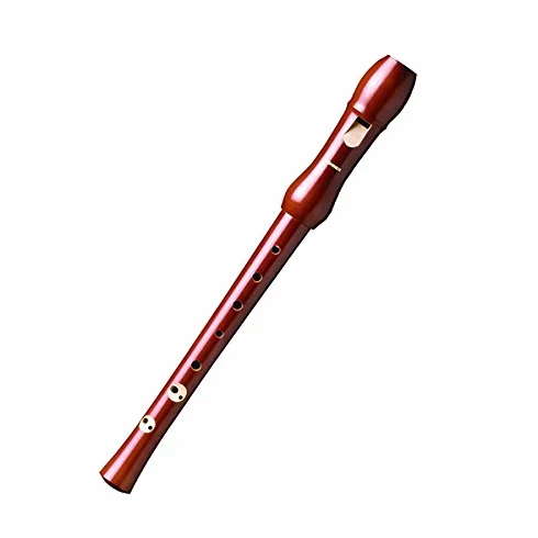 FLAUTA DULCE SOPRANO - Hohner (9550) (Madera Peral Barnizada) (Barroca) (2 Piezas)