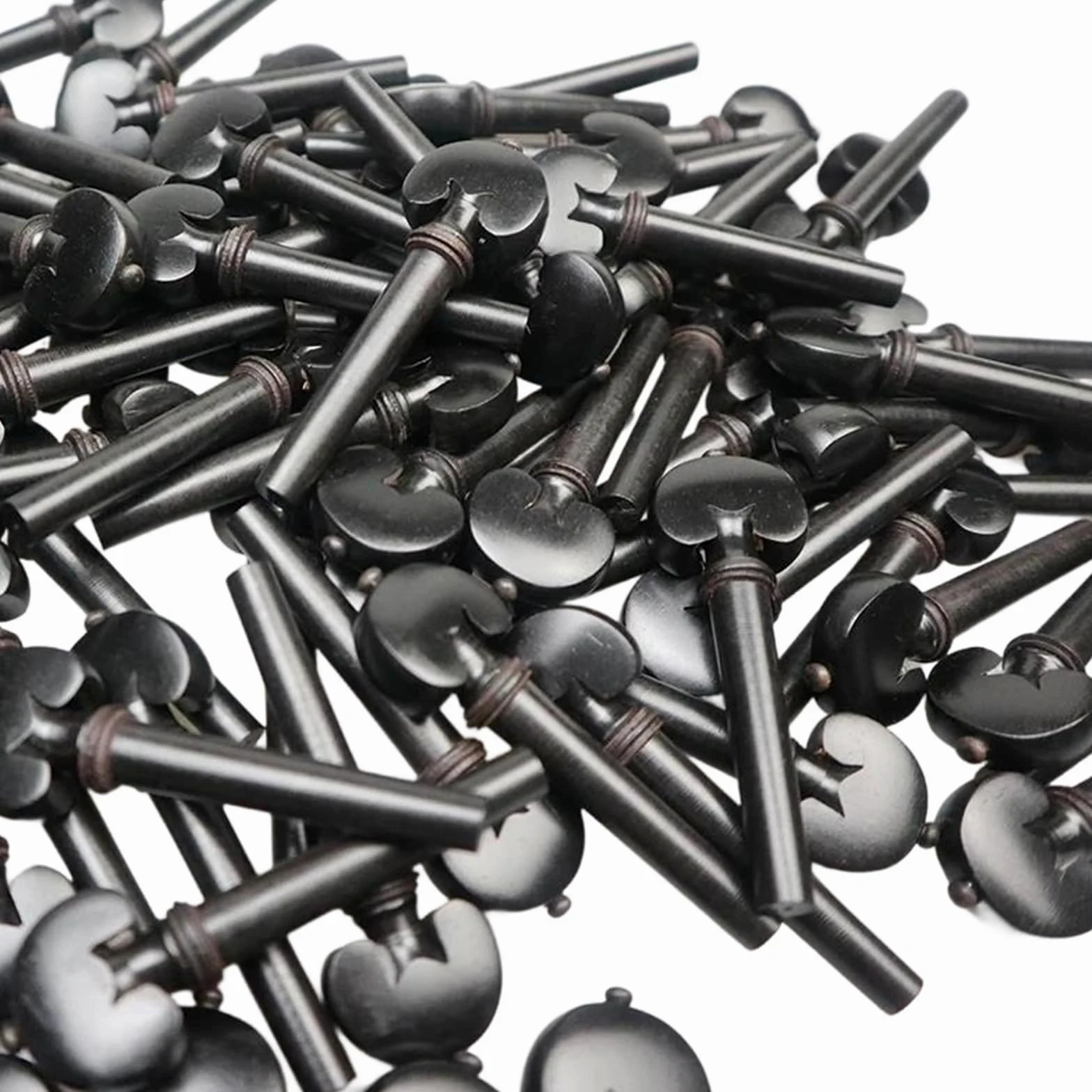 Accessori Per Strumenti A Violino 20 Pezzi Di Dimensioni Standard Per Violino Corde Per Accordatura Chiavi In ​​legno Ebano Parti Dellaccordatore Per