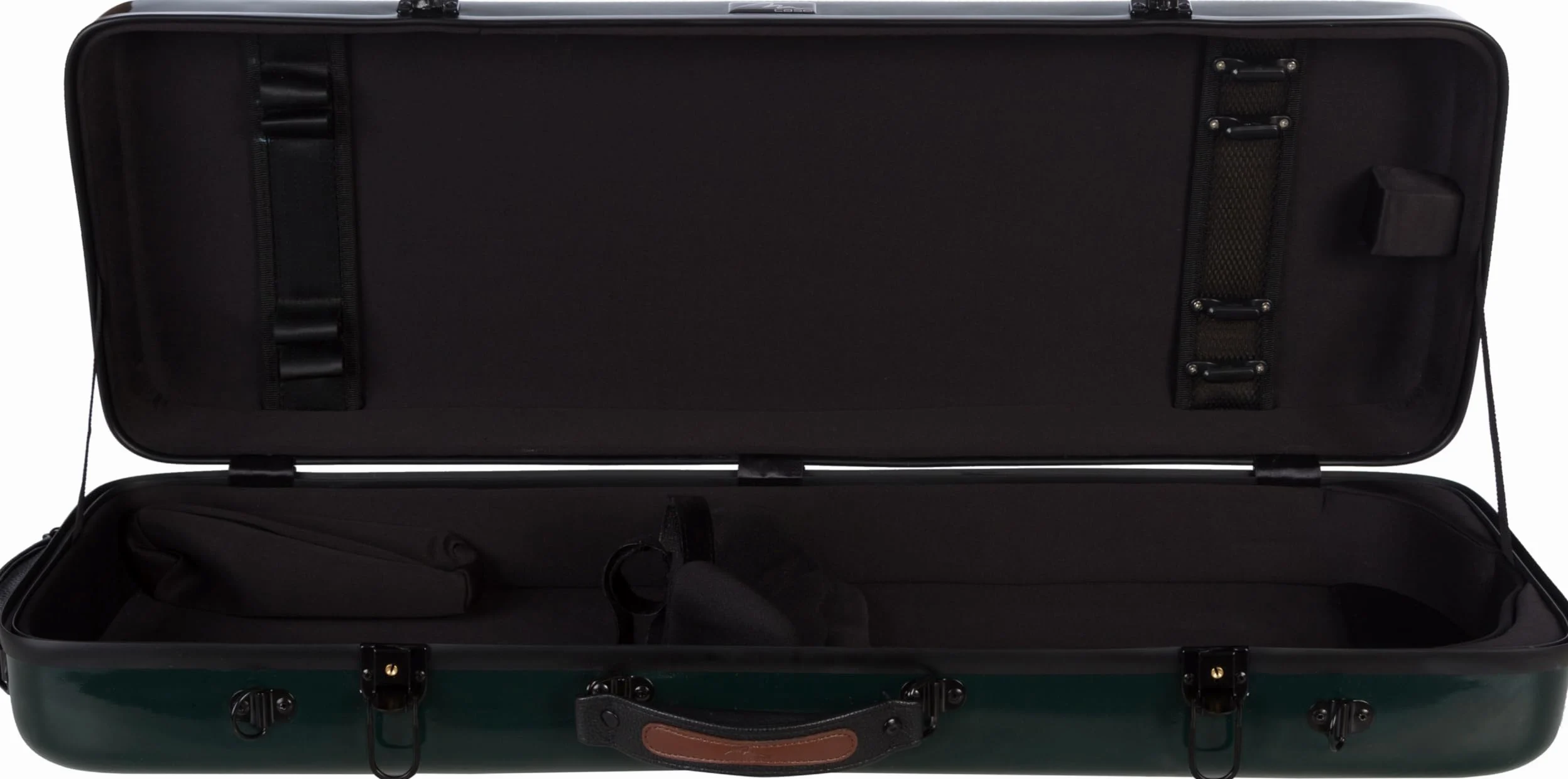 Custodia per Viola Fiberglass 38-43 Oblong verde M-case + borsa musicale