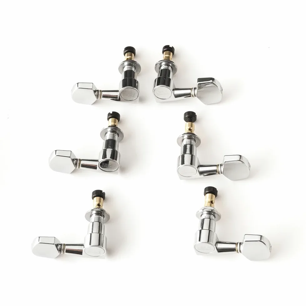PRS - ACC-4364 S2/CE LOCKING TUNERS, Meccaniche bloccanti progettate da PRS in Nickel con Albero in Ottone, Set da 6