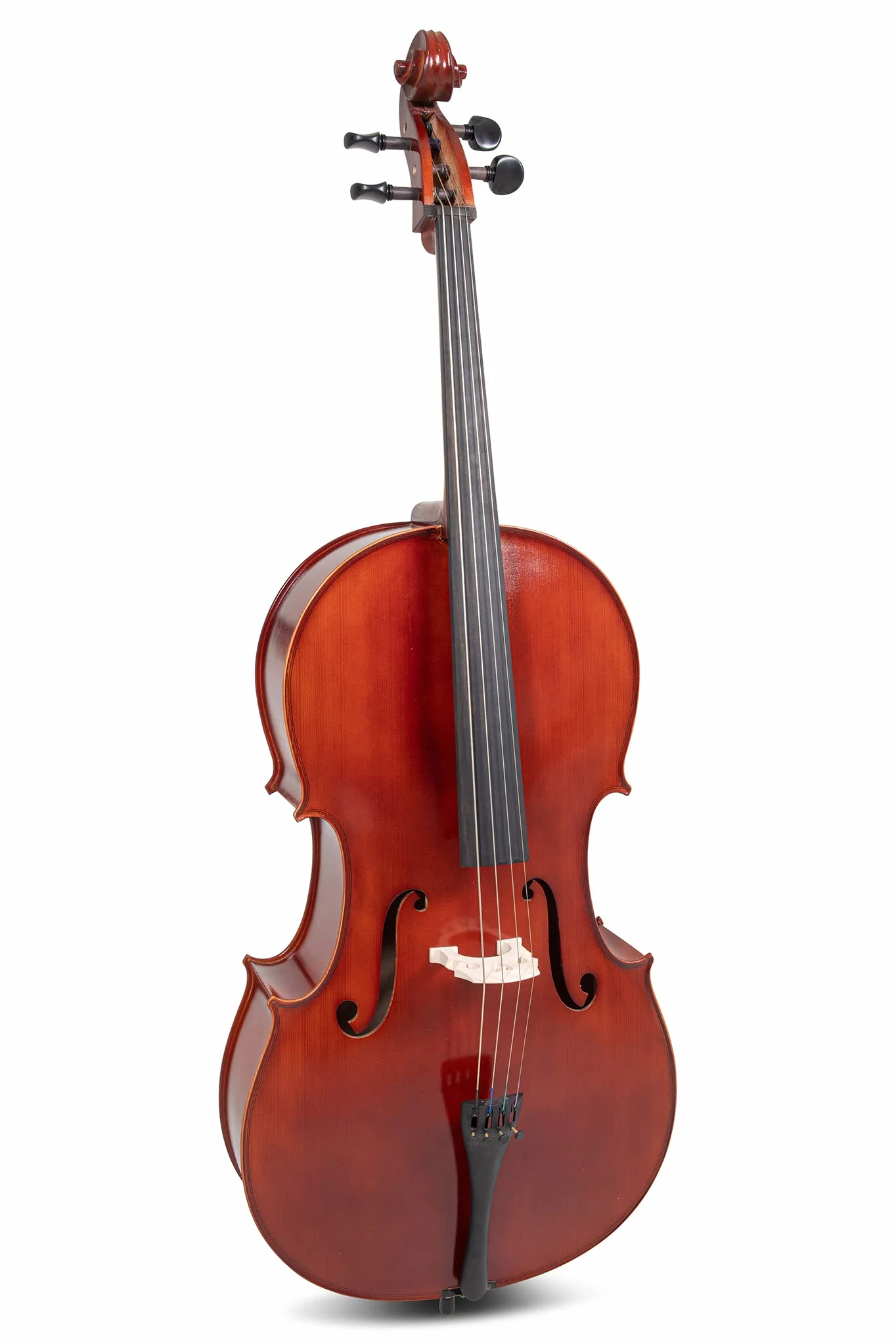 PURE GEWA Set violoncello EW Set in ebano - Violoncello 4/4, Set pronto per suonare, incl. borsa per violoncello, arco, colofonia, cordiera con regolatori di precisione, puntale