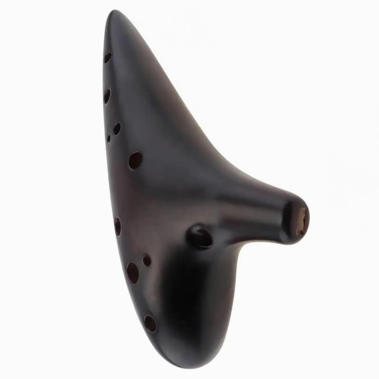 Ocarina Standard Ocarina in ceramica a 12 fori in Do alto facile da suonare | Timbro ricco e pieno, gamma compatta e leggera, equilibrata