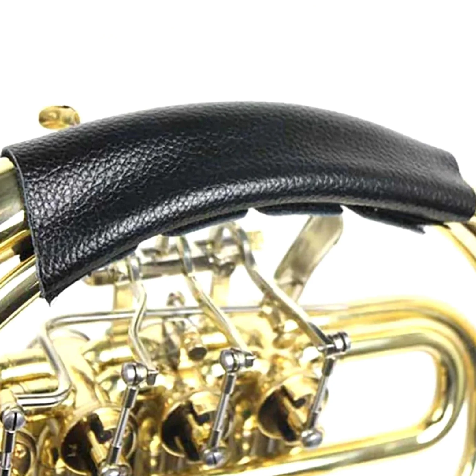 Accessori Professionali per Corno Francese Paramano In Pelle Nera Per Corno Francese Strumenti Musicali In Ottone Accessori Per Corno Francese