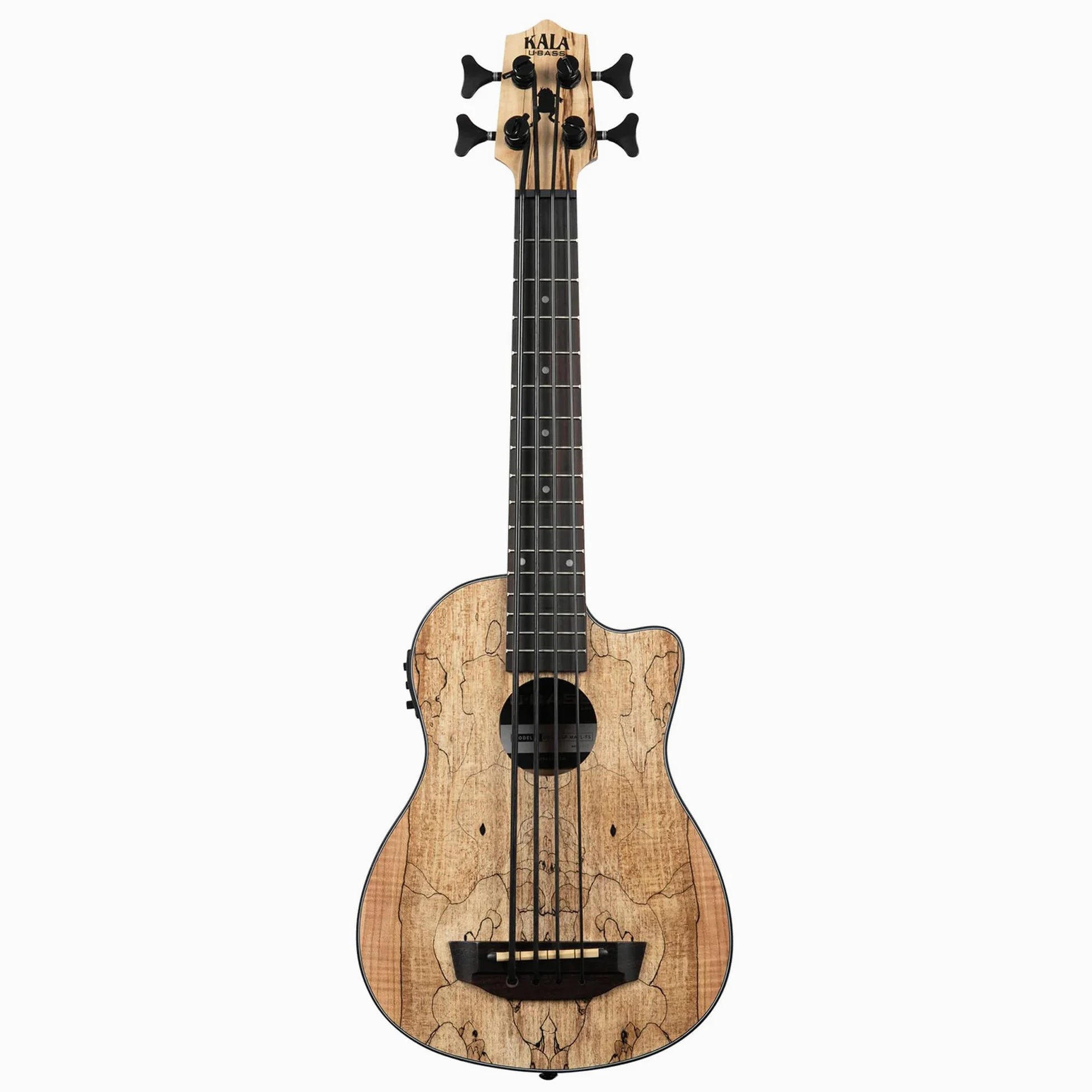 Kala UBASS-SP-MAPL-FS Ukulele Basso Elettrificato Amplificato Spalted Maple