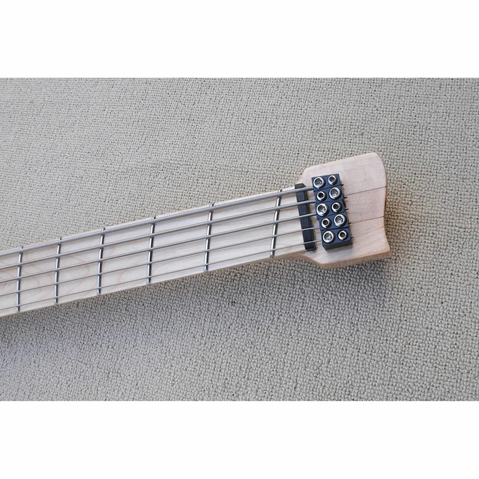 Basso Elettrico Senza Testa A 5 Corde Con Tastiera In Acero Corpo In Frassino Pickup/tasti Inclinati Professionale Chitarra Elettrica Senza Testa
