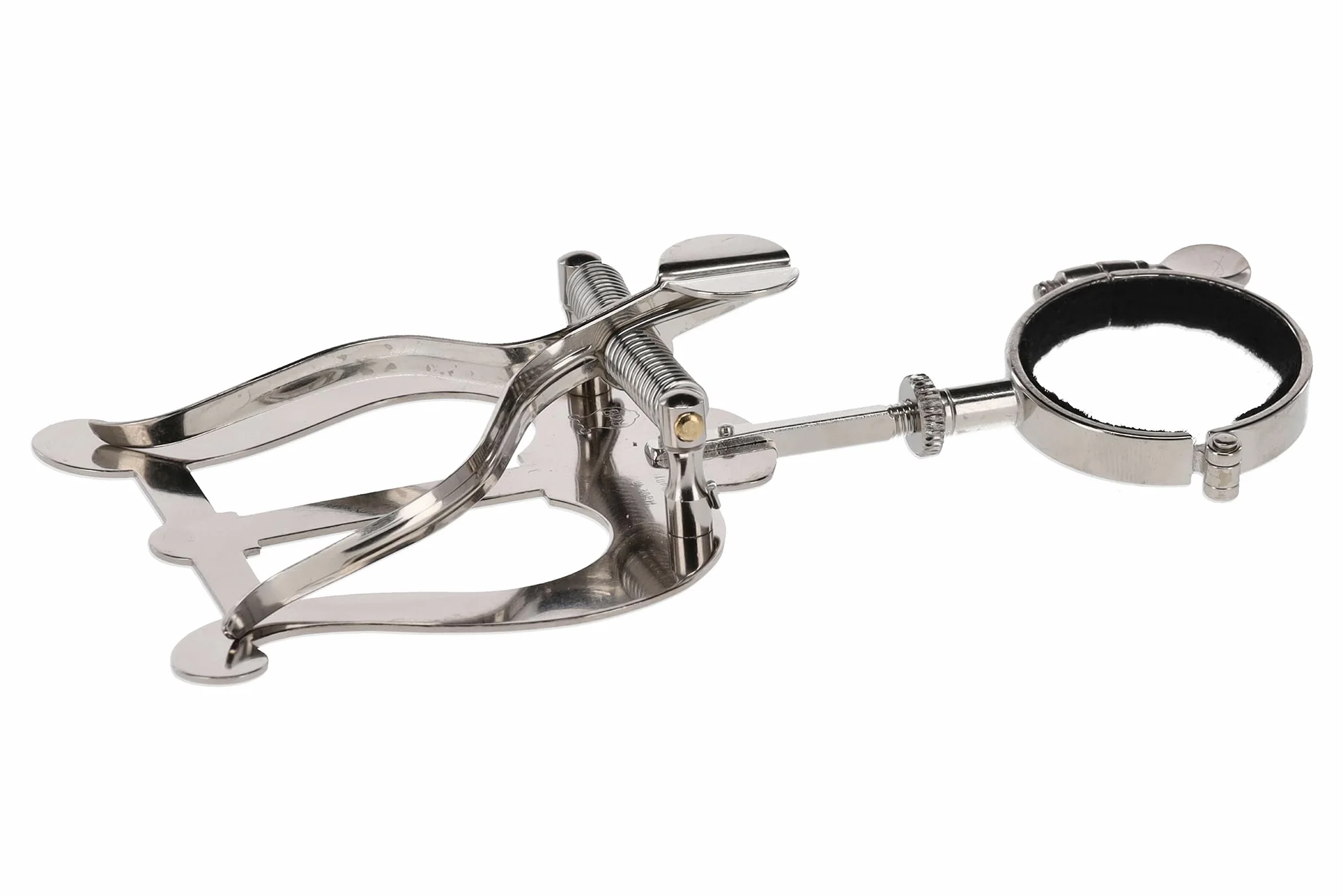 GEWA Porta spartiti da marcia Bb-Clarinetto - Nichelato - Grande Lira - 2 Pulsanti - Diametro anello 33 mm
