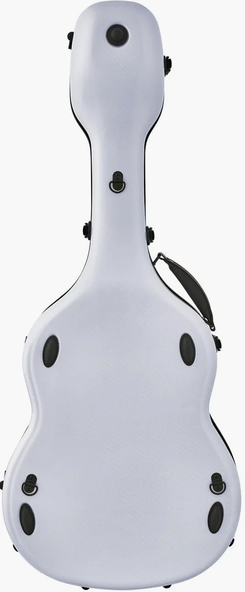 M-Case Sagomata Custodia per chitarra Classica 39” - 4/4 Fiberglass Ultra Light special argento