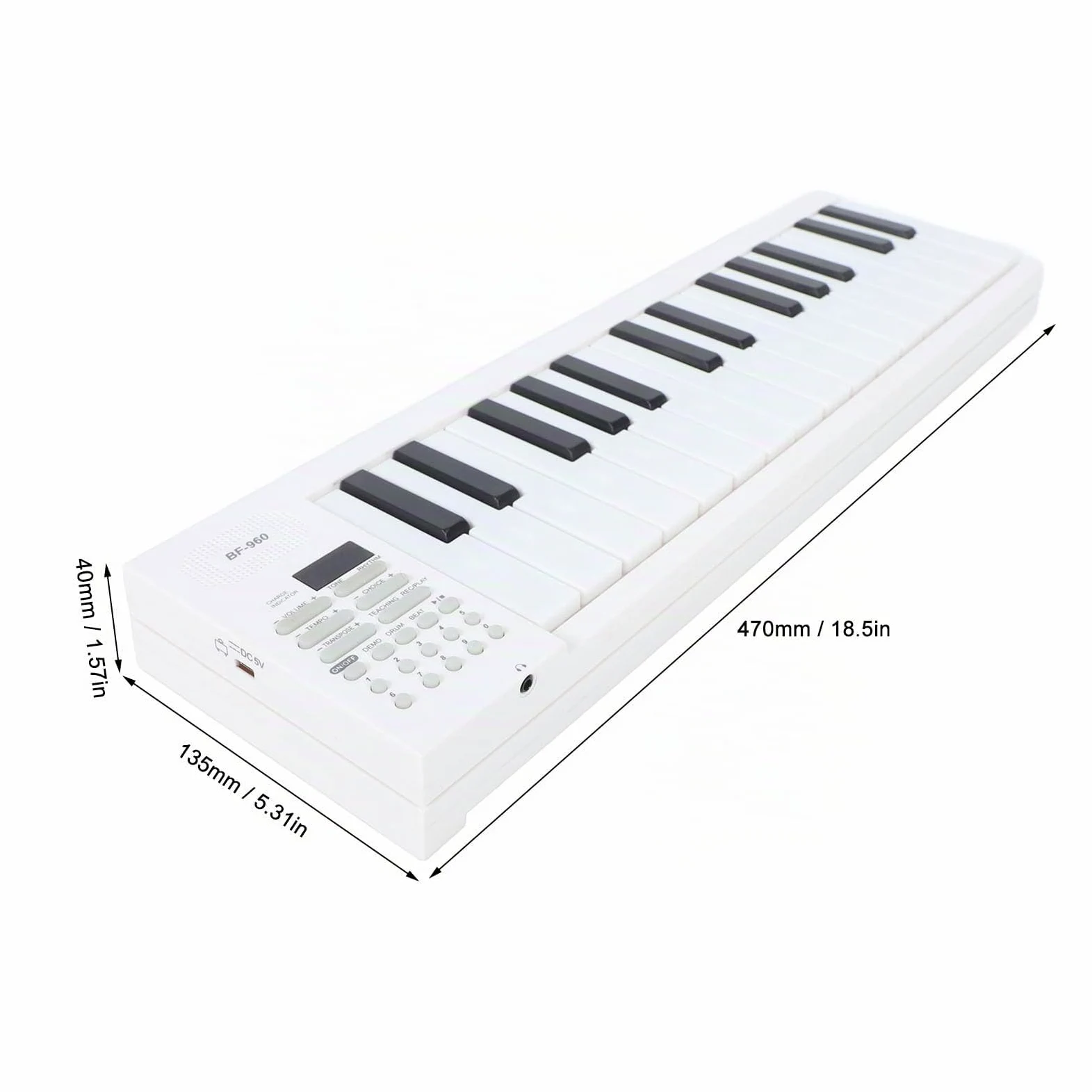 Tastiera Portatile Pieghevole per Pianoforte a 61 Tasti, Giocattoli per Pianoforte Elettronici Pieghevoli con Riproduzione di Registrazione per Esercitazioni per Principianti
