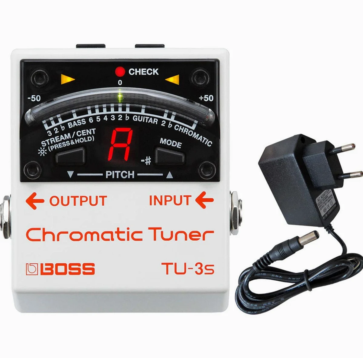 Boss TU-3S - Accordatore cromatico + alimentatore Keepdrum 9 V